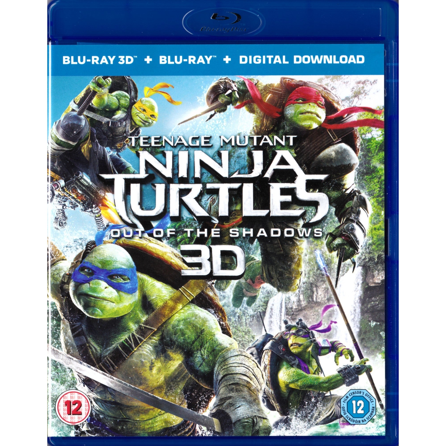 Teenage Mutant Ninja Turtles: Out Of The Shadows [3D Blu-Ray 2D + 3D]
