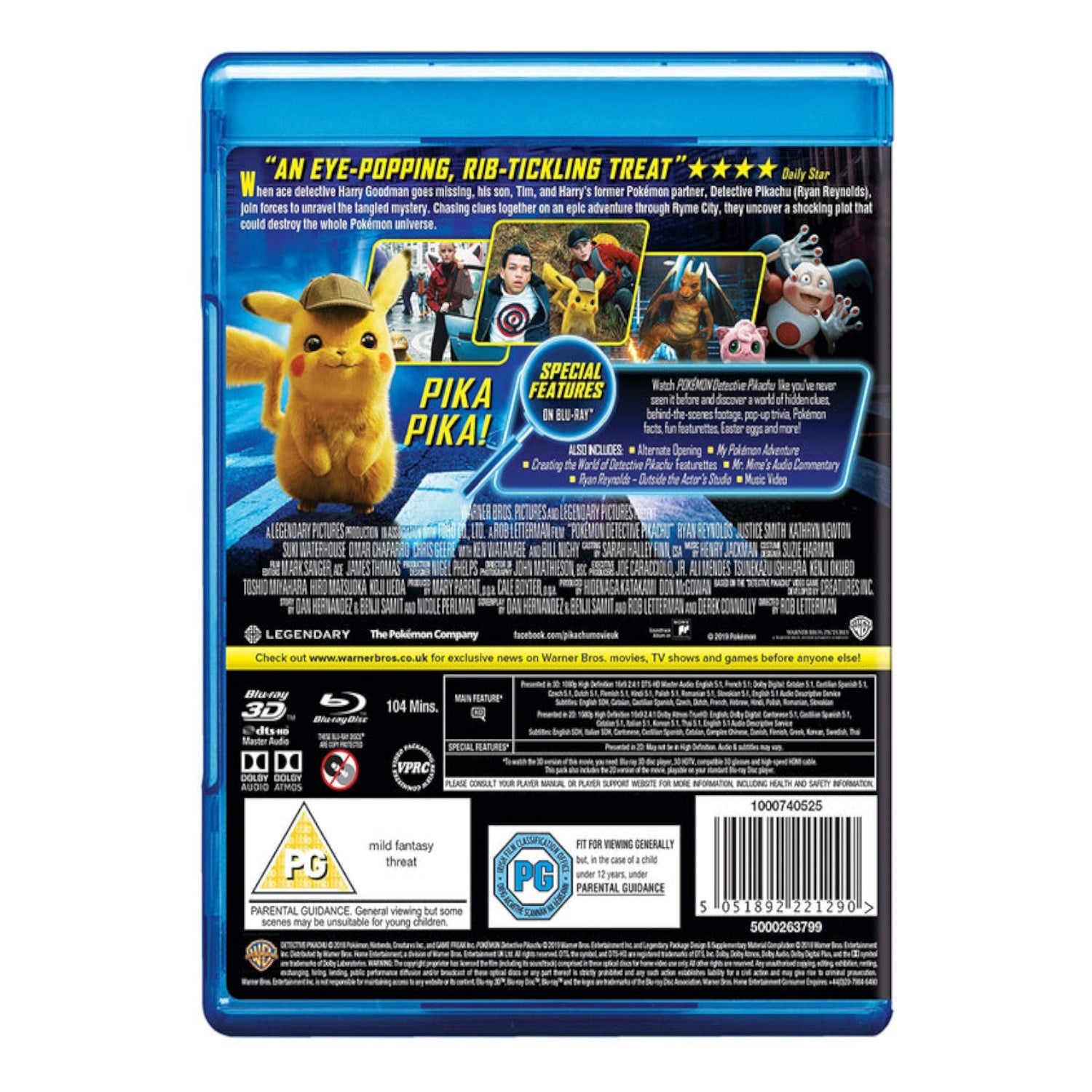 Detective Pikachu [Blu-Ray]
