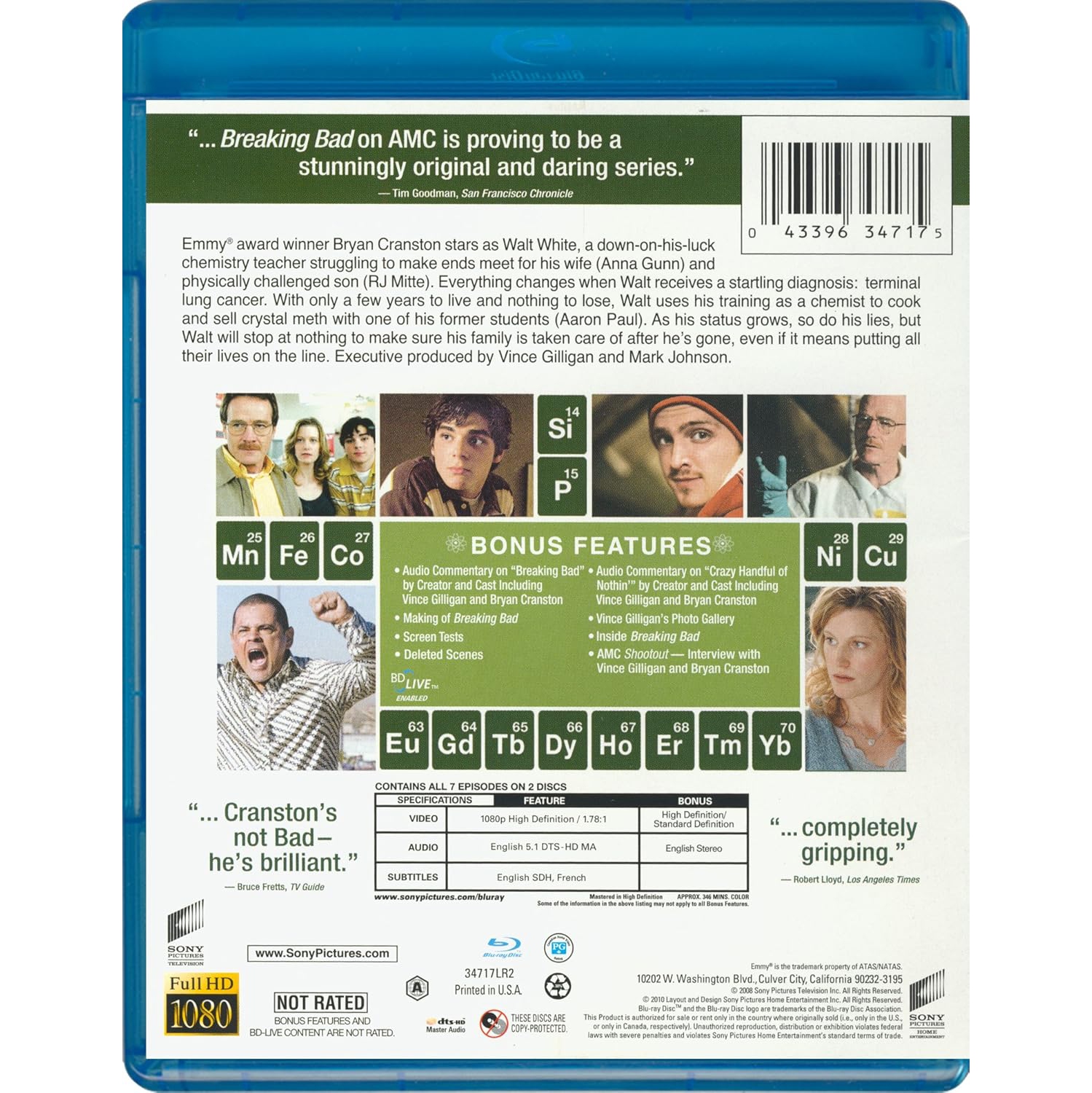 Breaking Bad: Season 1 [Blu-Ray]