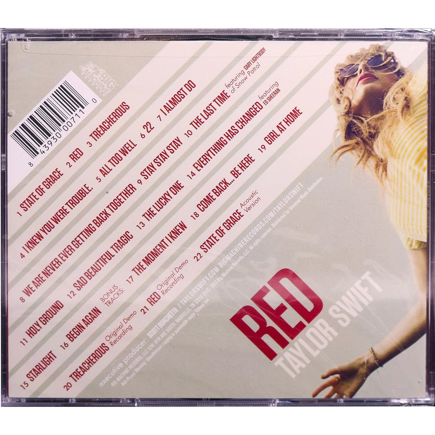 Taylor Swift: Red - 2 CD [Audio CD]