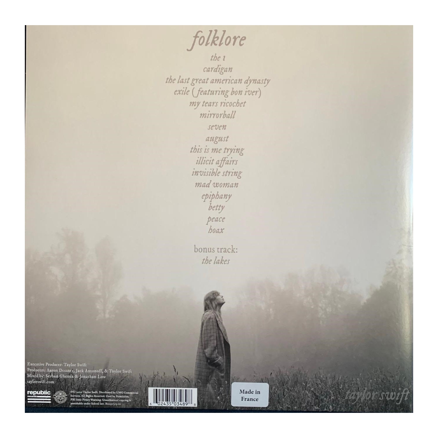 Taylor Swift: Folklore Target Exclusive Red LP [Audio Vinyl]