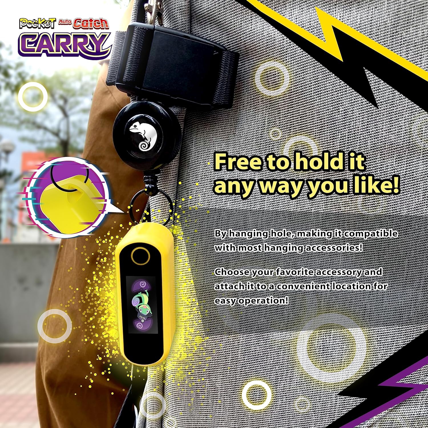 Brook Gaming&nbsp;: Porte-auto Pocket Auto Catch – Jaune