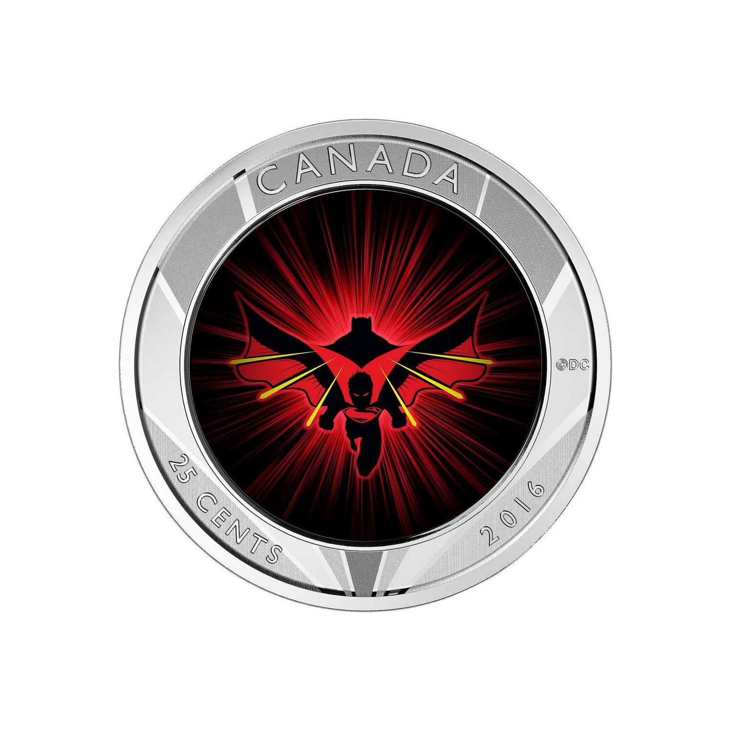 2016 25-Cent Lenticular Coin: Batman vs. Superman Dawn of Justice [Memorabilia]