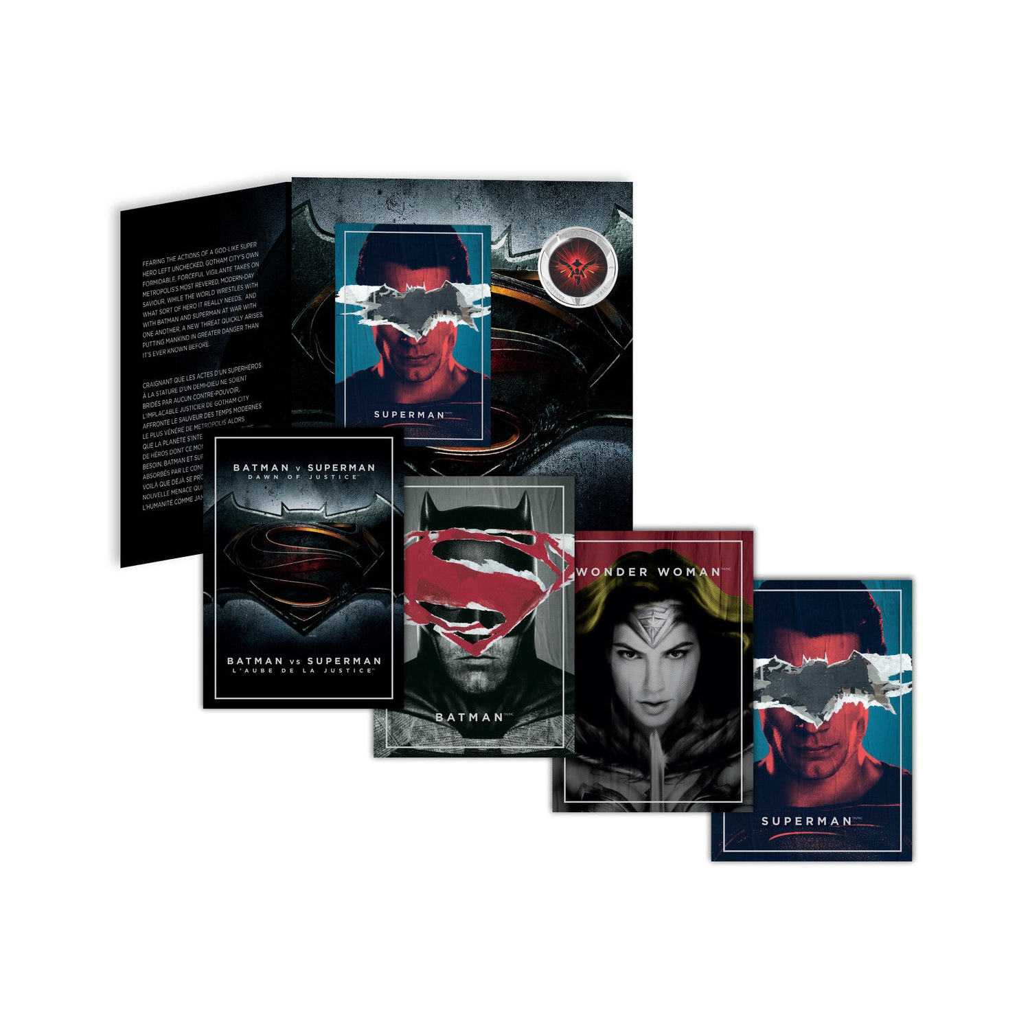 2016 25-Cent Lenticular Coin: Batman vs. Superman Dawn of Justice [Memorabilia]