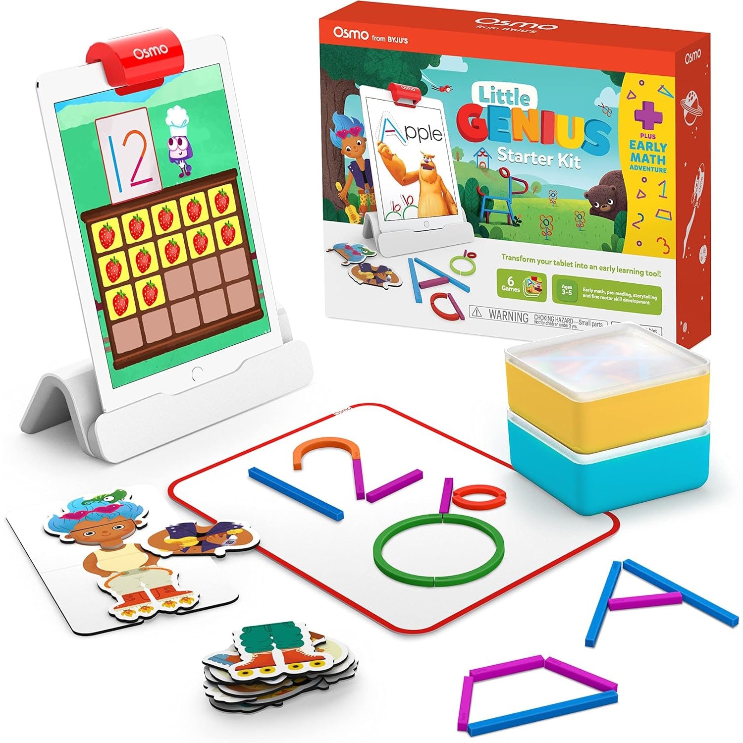 Trousse de démarrage Little Genius d'Osmo&nbsp;: Plus Early Math Adventure - iPad [Électronique]