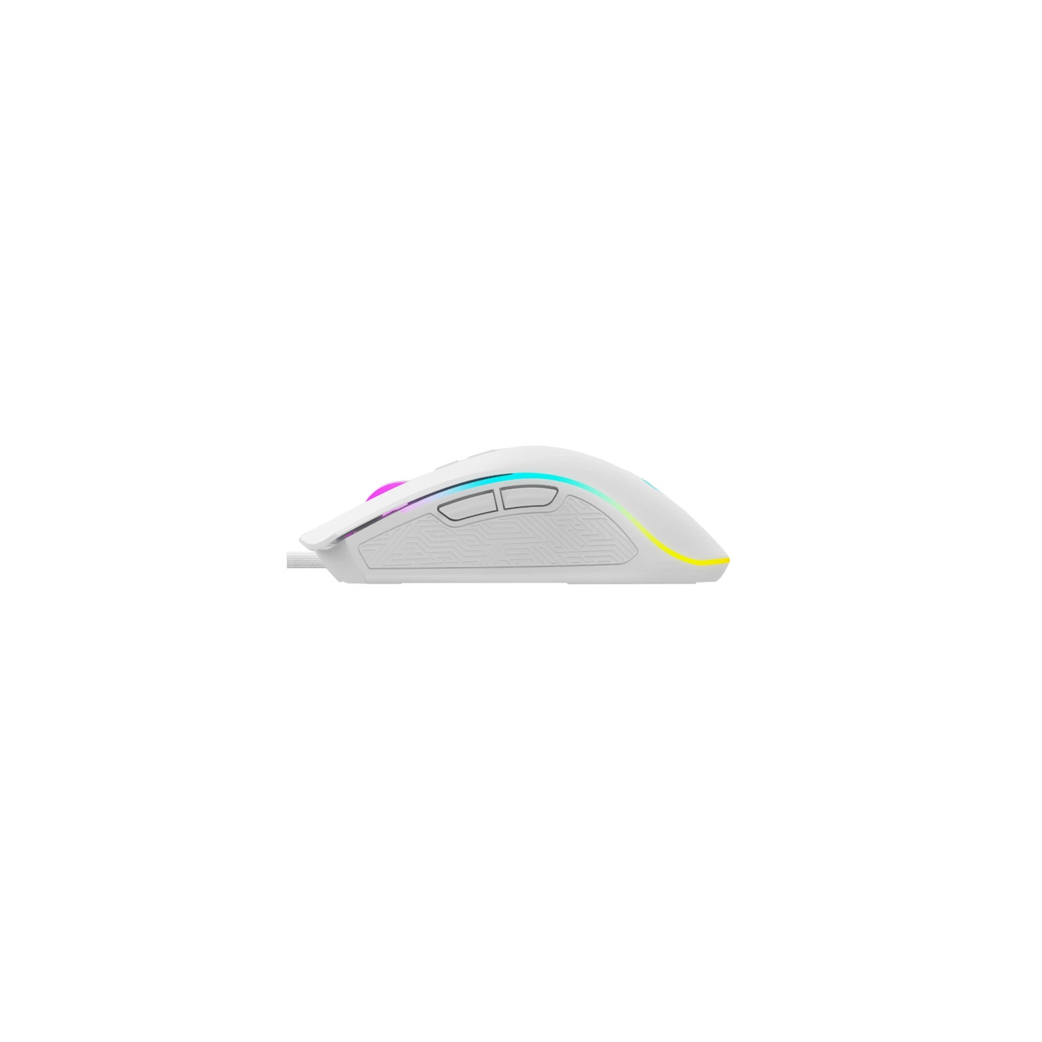 Havit MS1034 USB RGB Backlighting 4800DPI Gaming Mouse_White