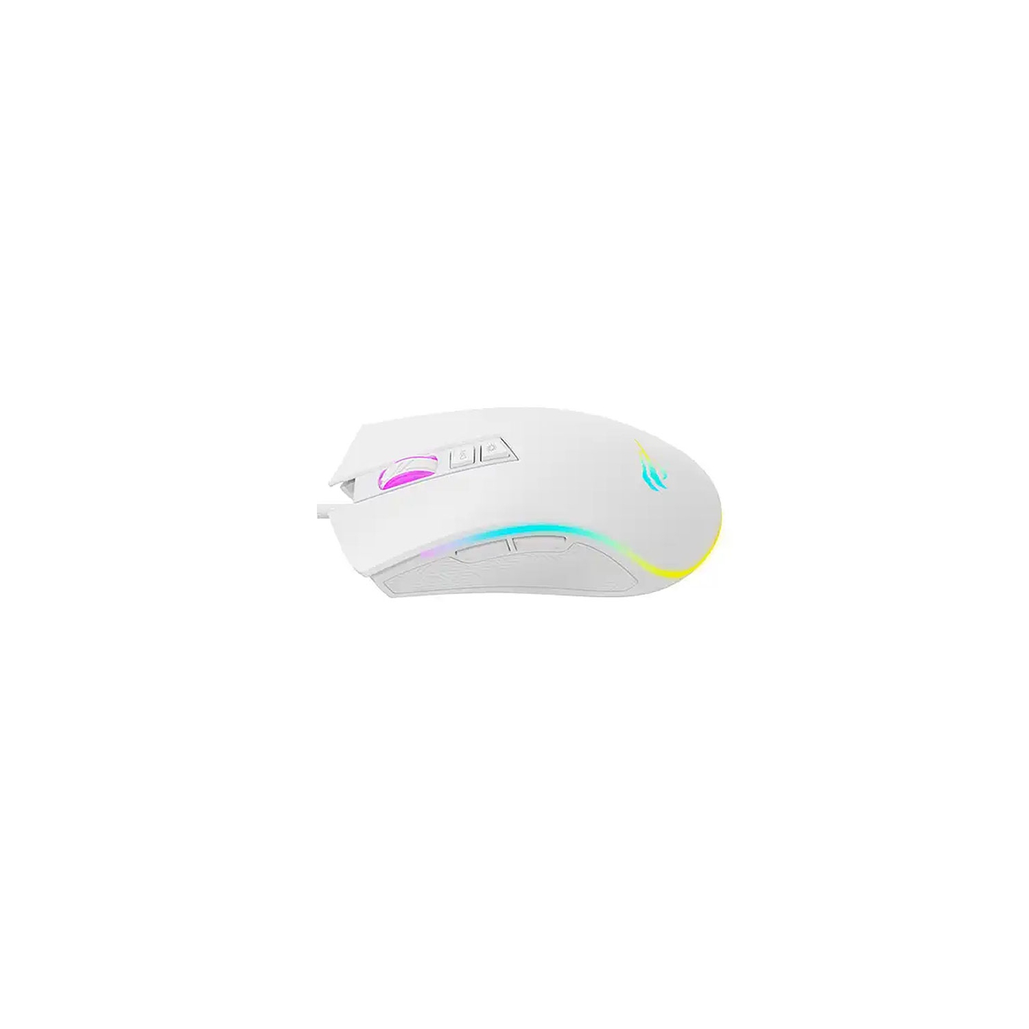 Havit MS1034 USB RGB Backlighting 4800DPI Gaming Mouse_White