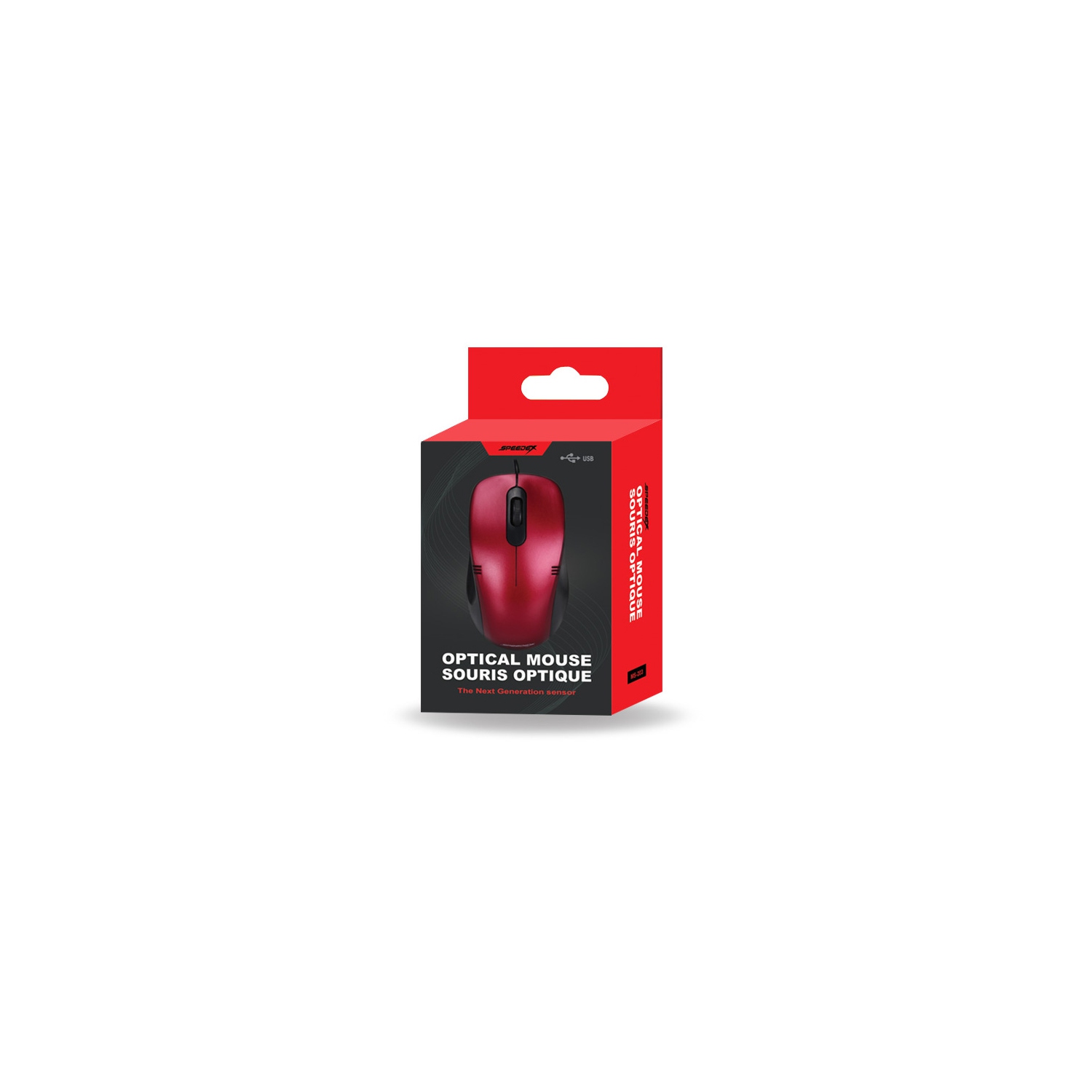Speedex MS203 USB2.0 Office Optical Mouse_Red