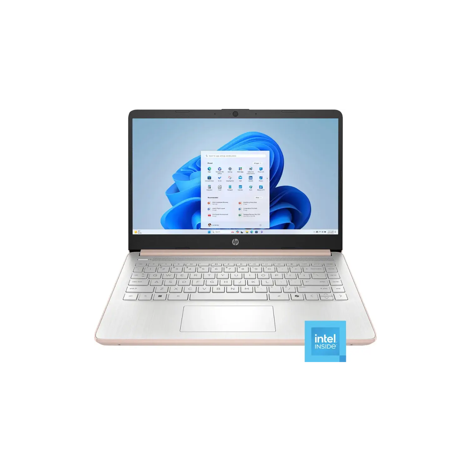 Portable de 14&nbsp;po de HP, processeur N150 d'Intel, 128&nbsp;Go de mémoire 8&nbsp;Go UFS, Copilot de Microsoft, Windows 11 Famille en mode S,