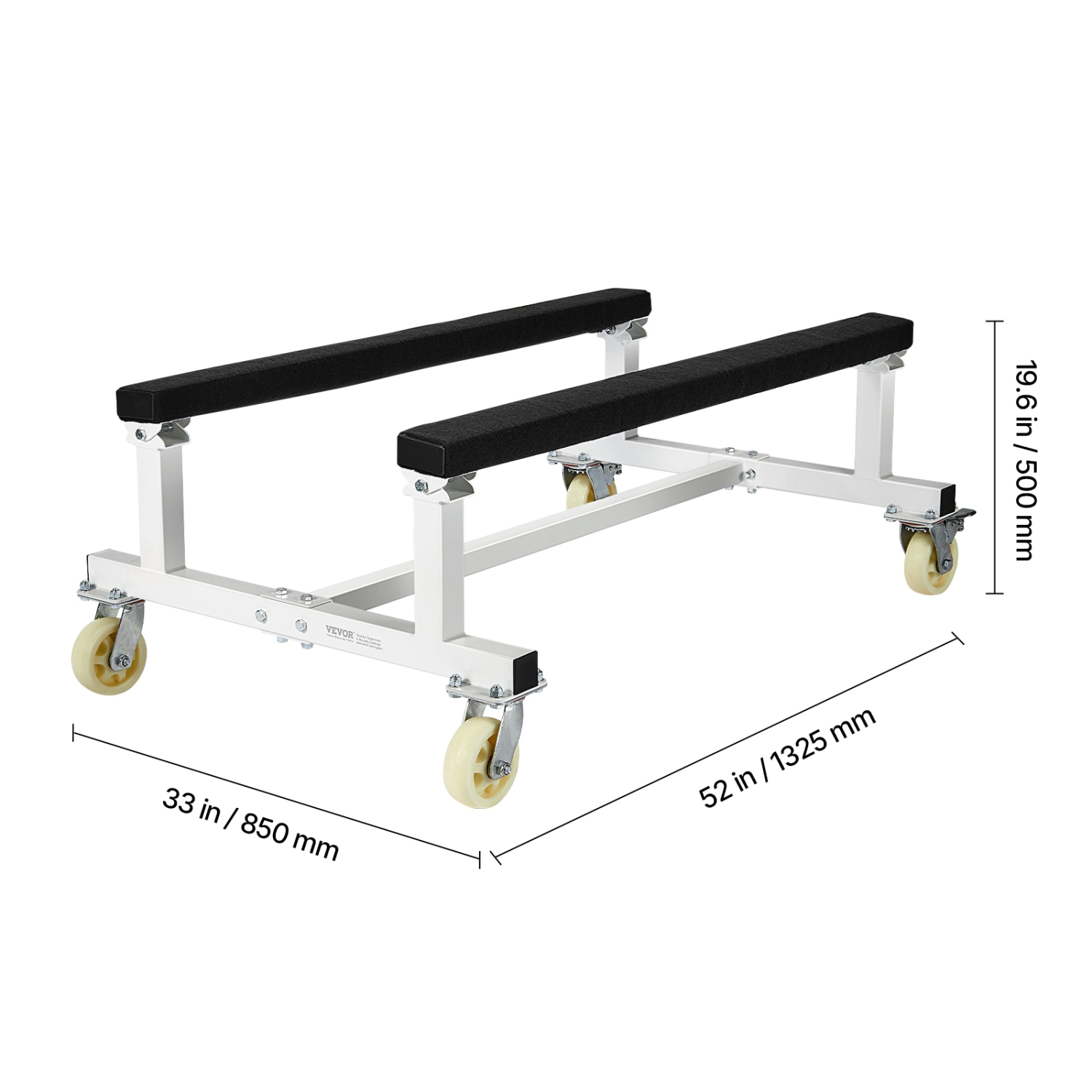 Chariot PWC pour motomarine VEVOR 1800 lb, chariot PWC pour motomarine, socle pour motomarine, socle fixe avec 4 roulettes et 2 freins, chariot