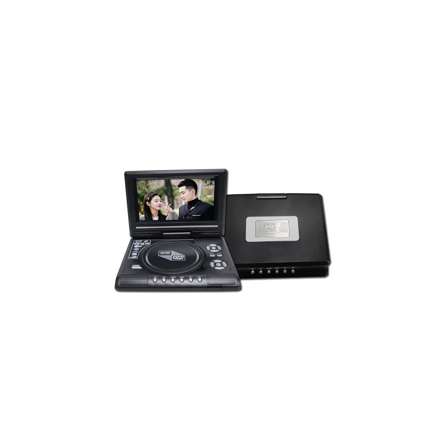 7.8&nbsp;po lecteur DVD mobile haute définition portable EVD petit téléviseur mini lecteur CD avec fonction de jeu vidéo 3D effet son haute