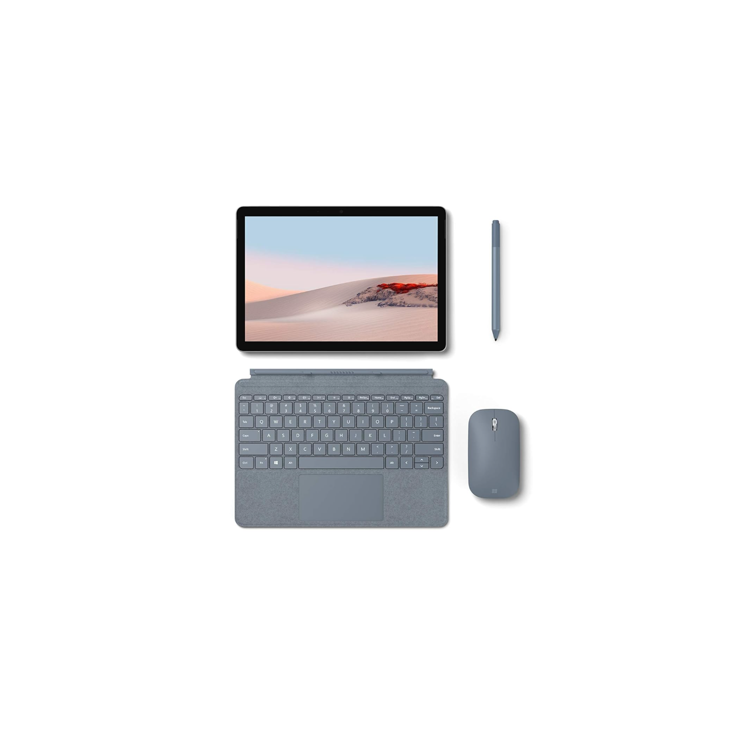 Étui Type Cover Signature pour Surface Go de Microsoft - Bleu glacier (KCS-00106)