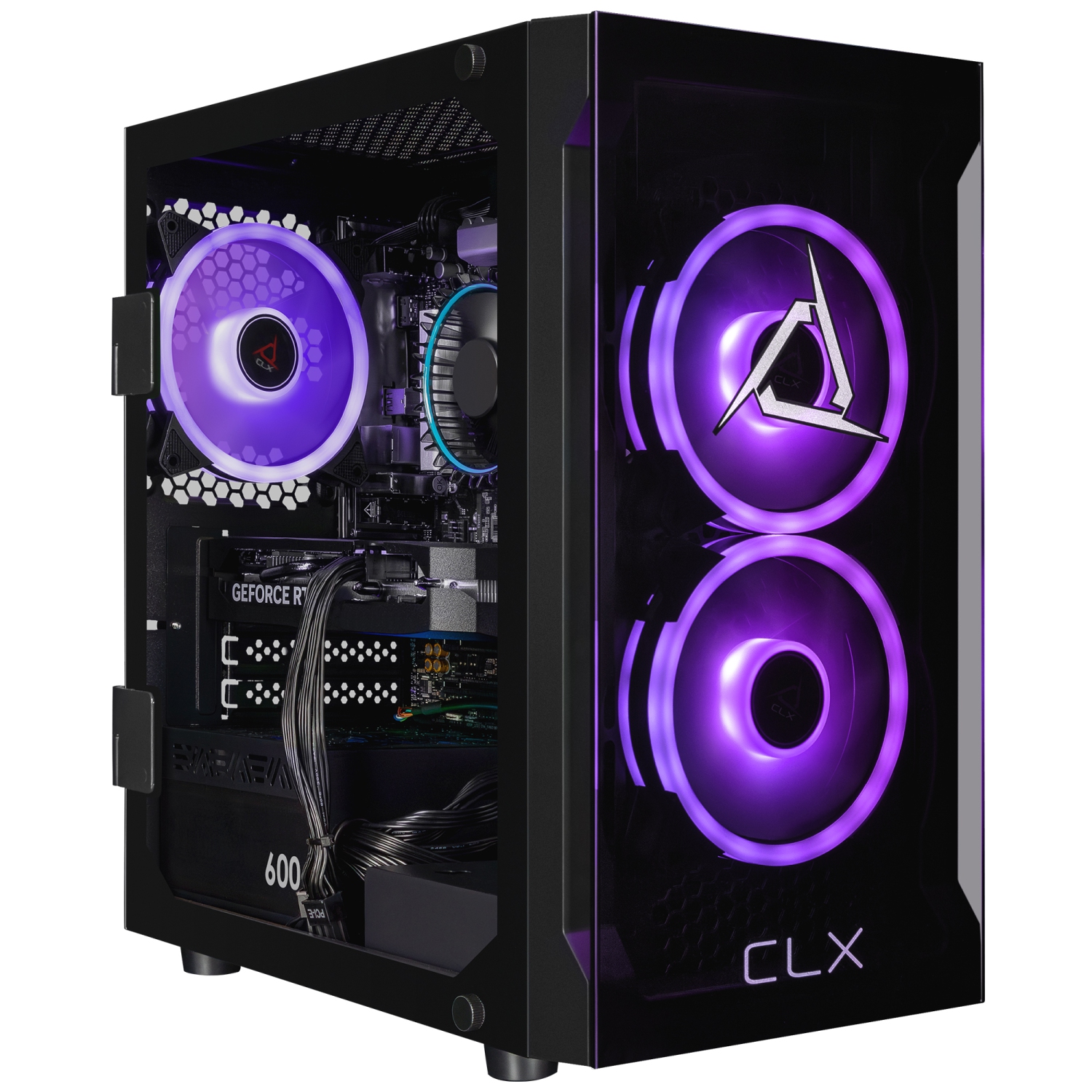 CLX SET Gaming Desktop - Intel Core i5 14400F 2.5GHz 10-Core Processor, 32GB DDR5 Memory, RTX 5060 8GB GDDR7 Graphics, 2TB SSD, WiFi, Windows 11 Home