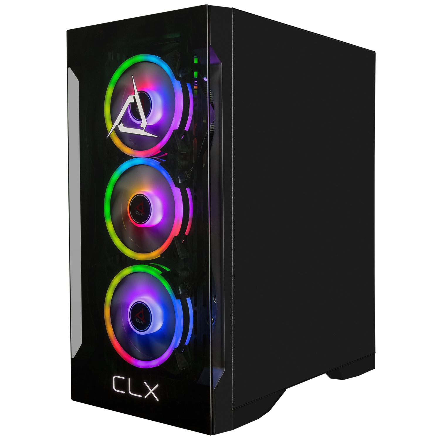 CLX SET Gaming Desktop - Liquid Cooled AMD Ryzen 7 9700X 3.8GHz 8-Core Processor, 32GB DDR5 Memory, RTX 5060 Ti 16GB GDDR7 Graphics, 2TB SSD, WiFi,