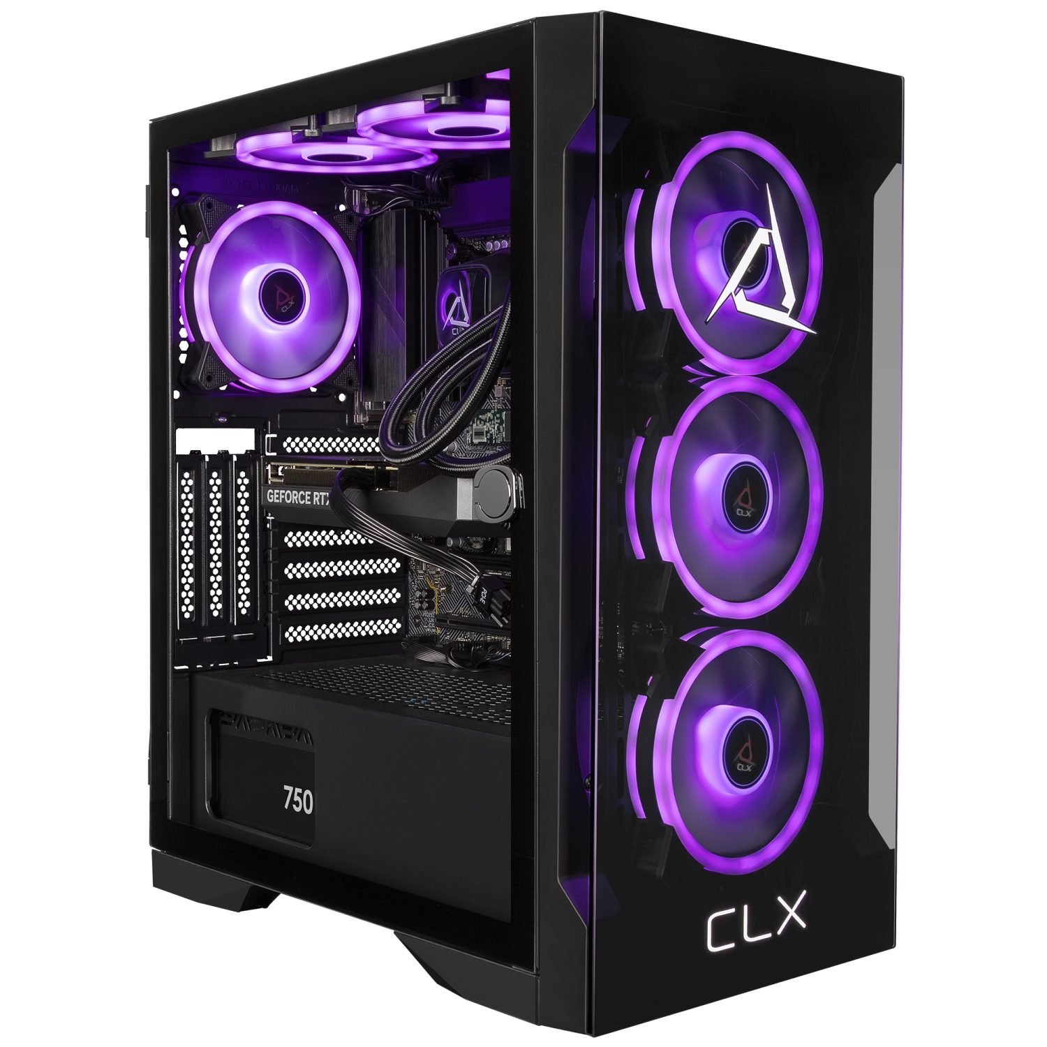 CLX SET Gaming Desktop - Liquid Cooled Intel Core i9 14900KF 3.2GHz 24-Core Processor, 32GB DDR5 Memory, RTX 5060 Ti 16GB GDDR7 Graphics, 2TB SSD,