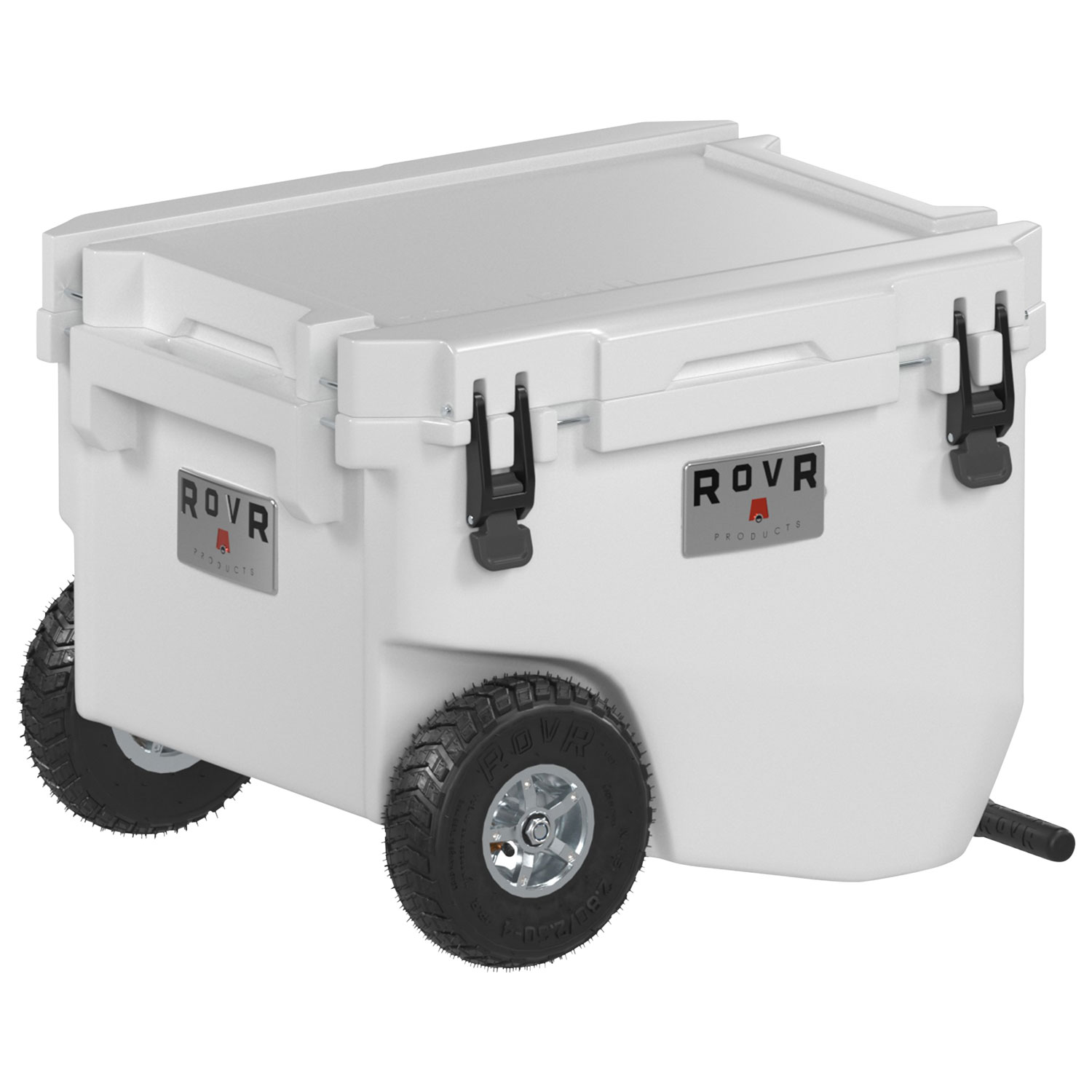 RovR RollR 56.8 L Hard Shell Sided Wheeled Cooler with Handle - Powder