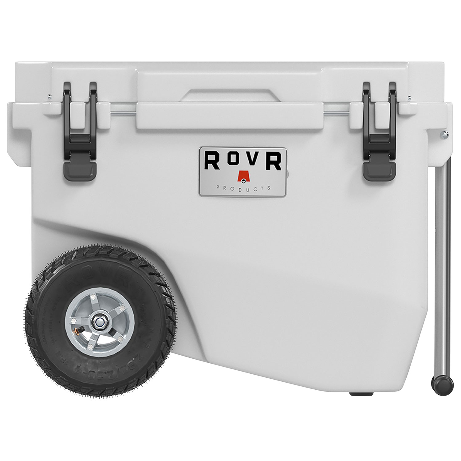 RovR RollR 56.8 L Hard Shell Sided Wheeled Cooler with Handle - Powder