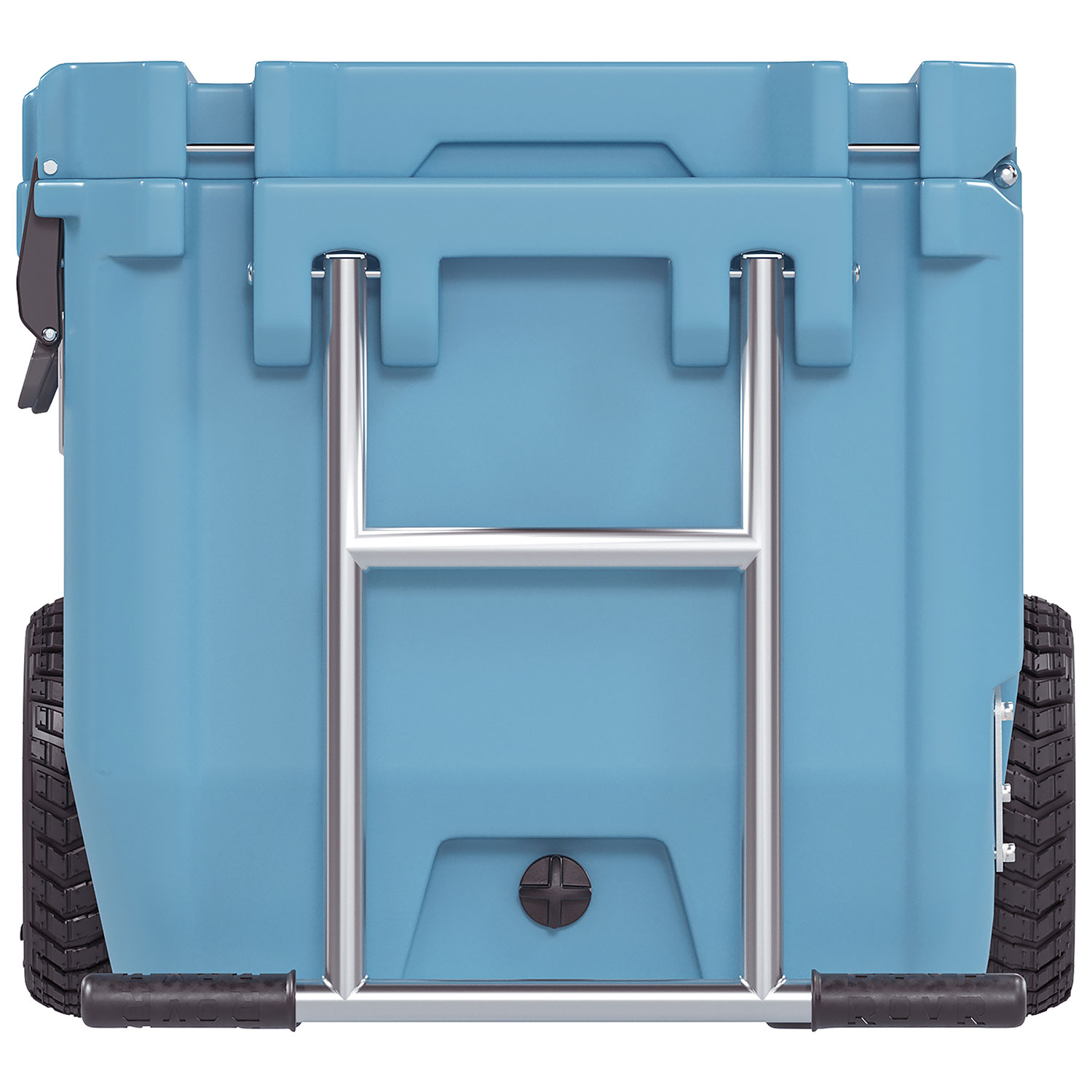 Glacière à parois rigides sur roues de 56,8 L avec poignée RollR de RovR - Pacifique Sud