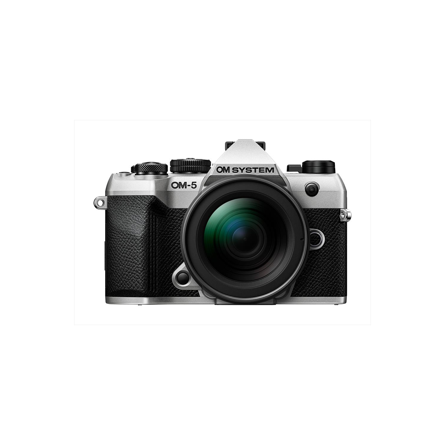 OM System OM-5 MK II Mirrorless Camera Silver with 12-45 Lens
