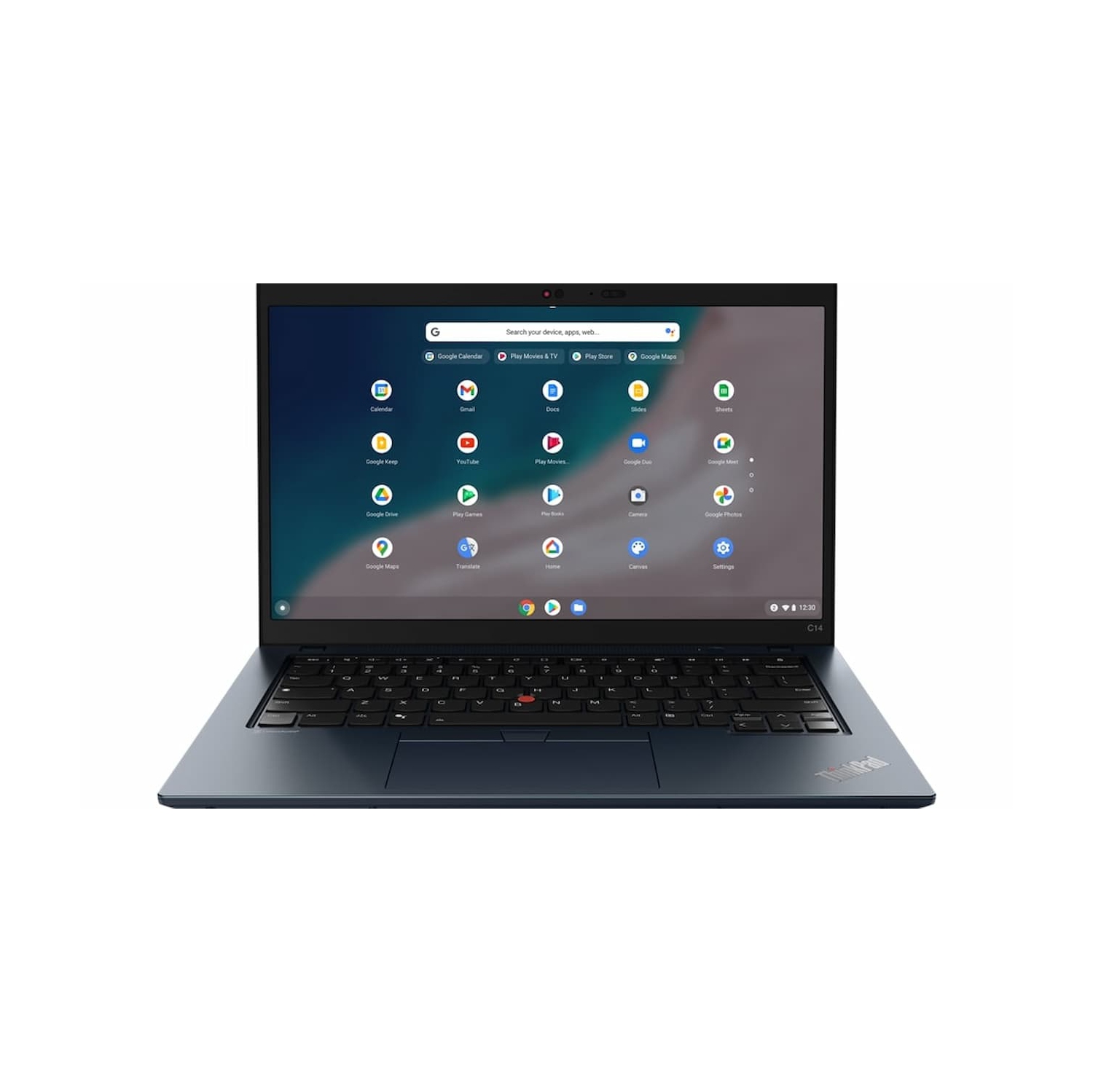 Refurbished - Lenovo ThinkPad C14 Gen 1 Chromebook | 14" | Core i5-1245U - 256GB SSD - 8GB RAM | Chrome OS