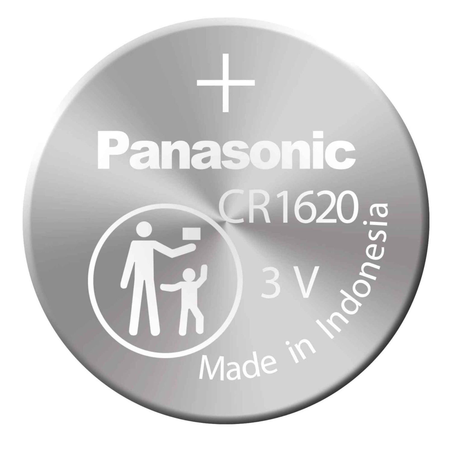 1 piles 1620 de Panasonic, lithium CR1620 de 3&nbsp;V