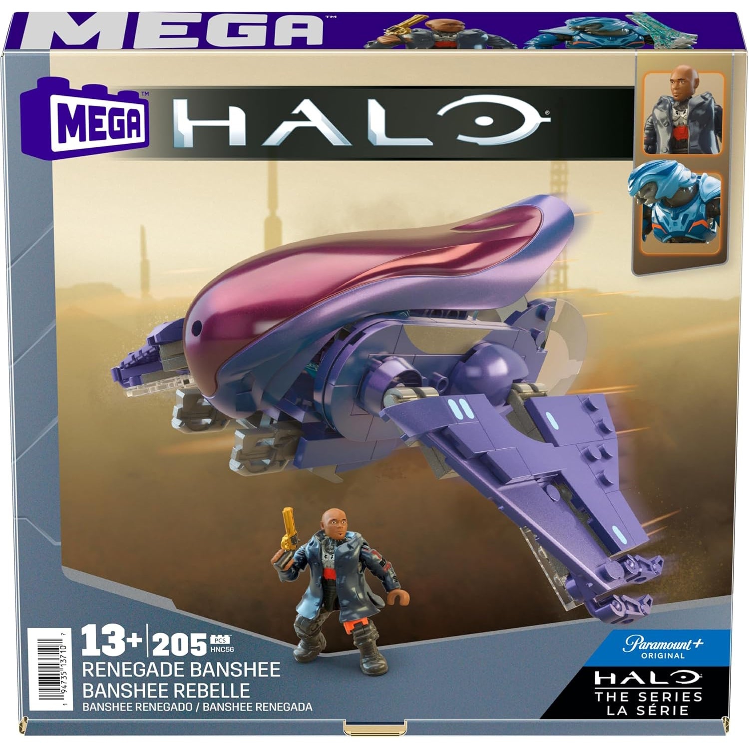Jeu MEGA Halo The Series: L'avion banshee Renegade - 205 pièces