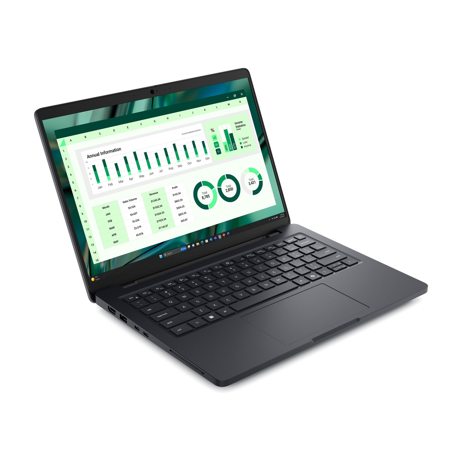 Dell Pro Max Mc14250 14" Laptop with Intel® Core™ Ultra 7-255H Processor, 512GB SSD, 16 GB RAM, Intel® Arc™ Pro 140T Graphics, Windows 11 Pro -