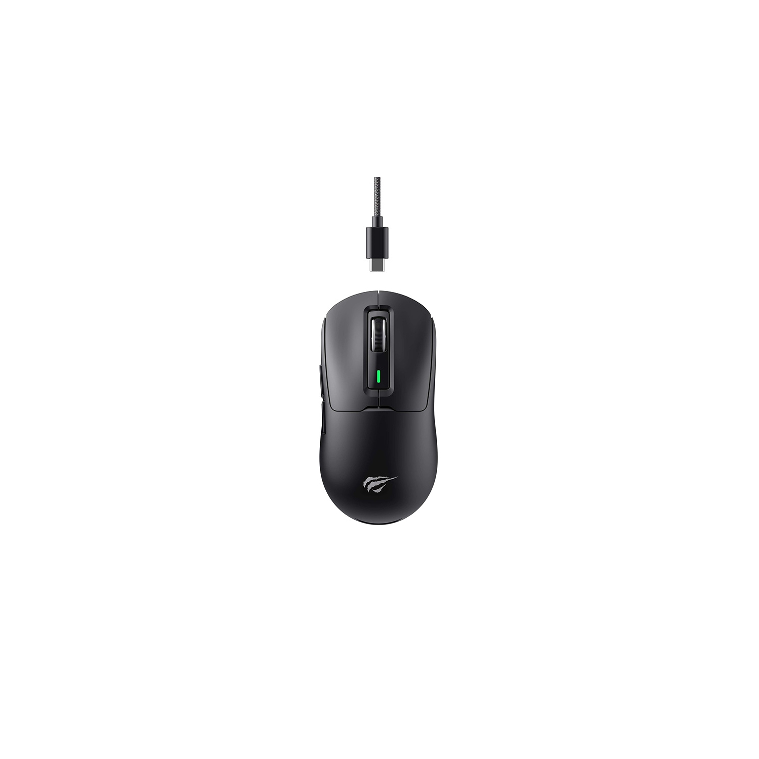 Havit MS969SE Tri-Mode Wired+Wireless 2.4GHz+Wireless Bluetooth V5.1, 8000 DPI, Rechargeable 600mAh battery, 6-key Lightweight Gaming Mouse Gaming