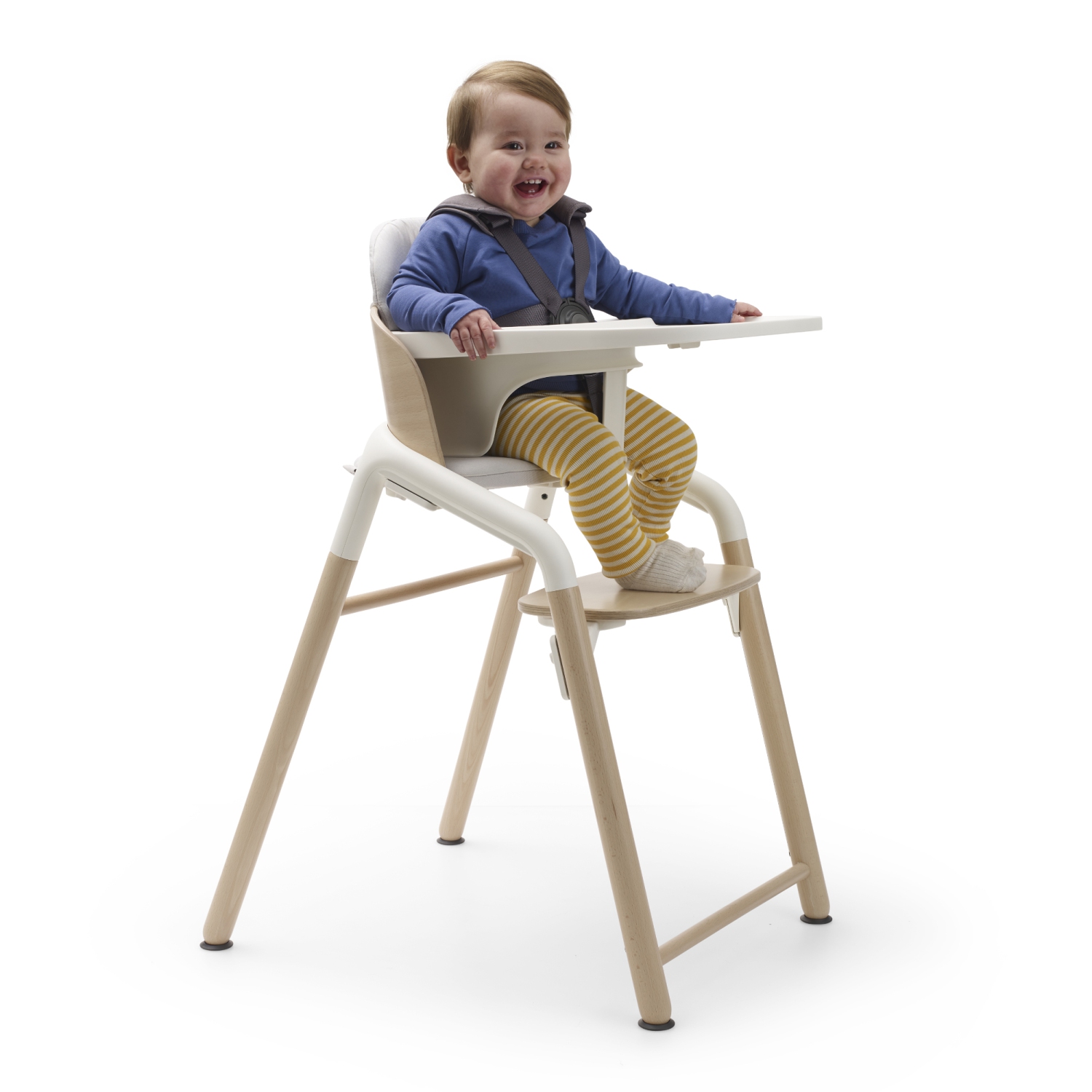 Bugaboo Giraffe Complete High Chair - Neutral Wood/White