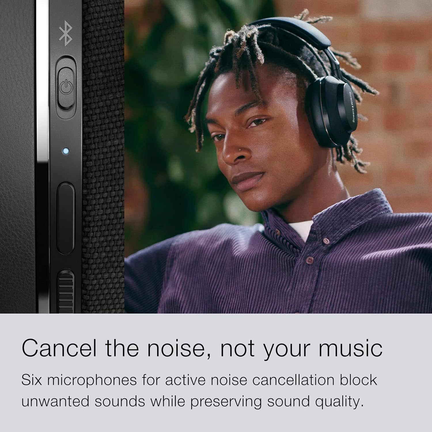 Remis à neuf - Casque d'écoute Px7 S2 de Bowers & Wilkins - Suppression du bruit avancée, tissus techniques, autonomie de 30 heures, recharge rapide