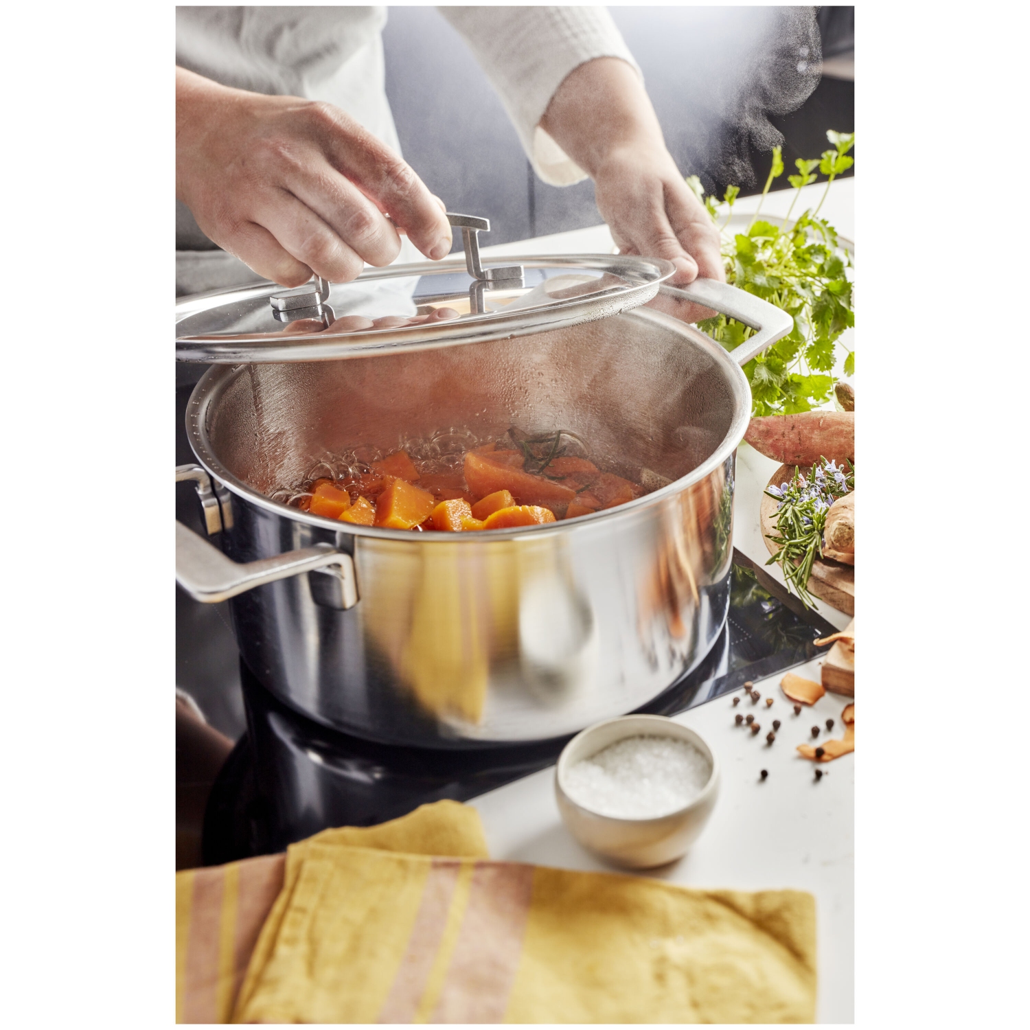 DEMEYERE Industry 5 1.5 L 18/10 Stainless Steel Stew Pot With Lid