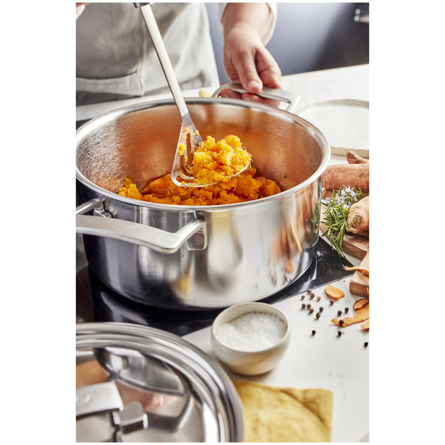 DEMEYERE Industry 5 1.5 L 18/10 Stainless Steel Stew Pot With Lid