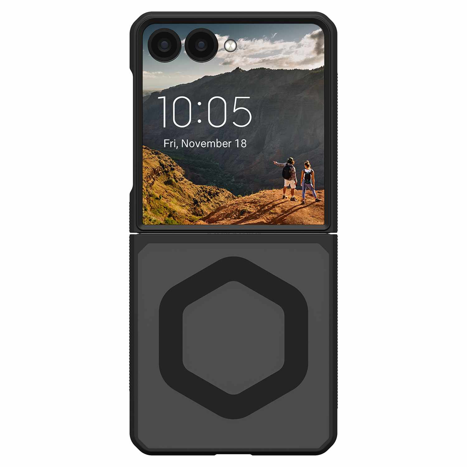 Étui UAG Mouve avec aimant | Conçu pour Galaxy Z Flip7 | Cendre