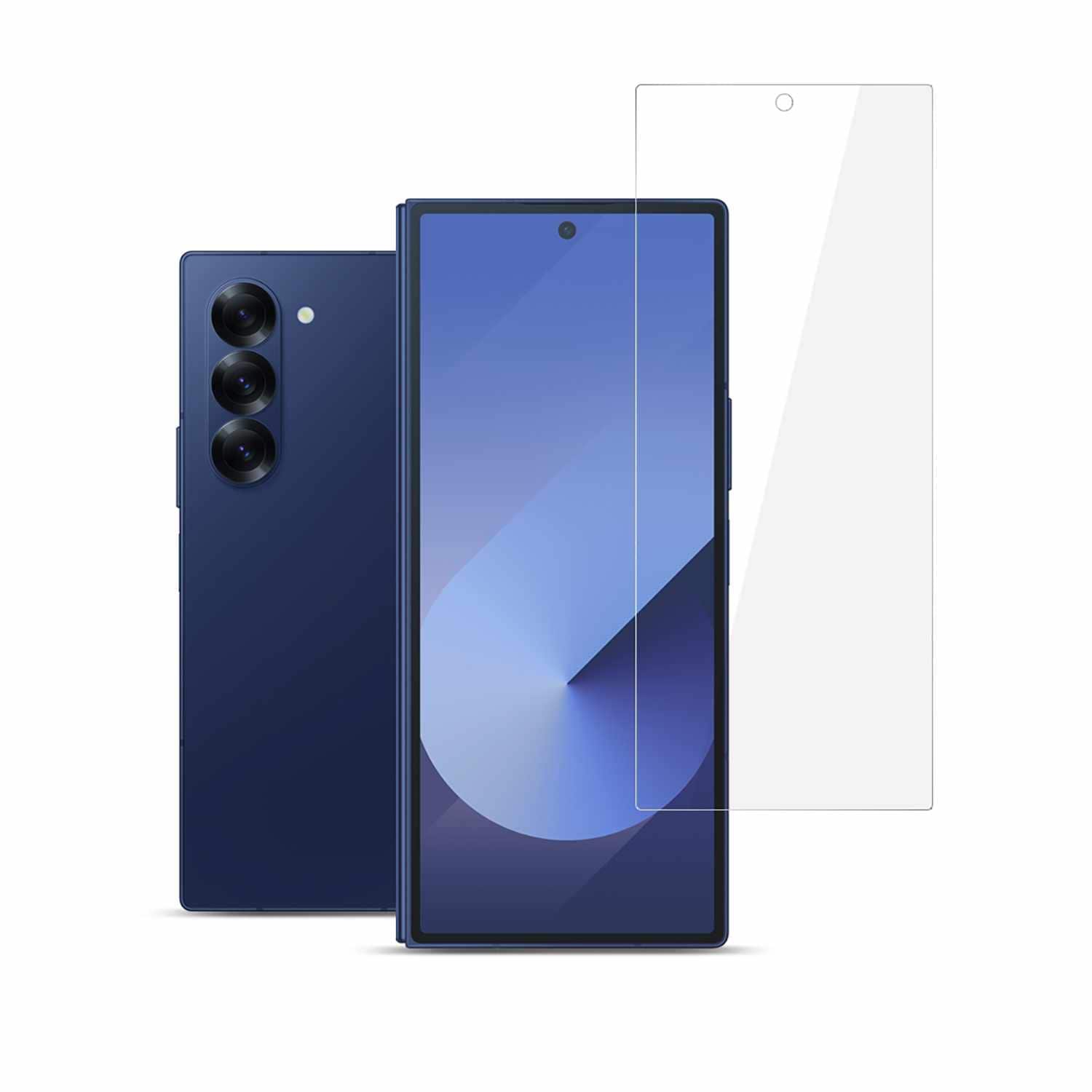 Protecteur d'écran avant en verre trempé de 22 étuis | Conçu pour le Galaxy Z Fold7