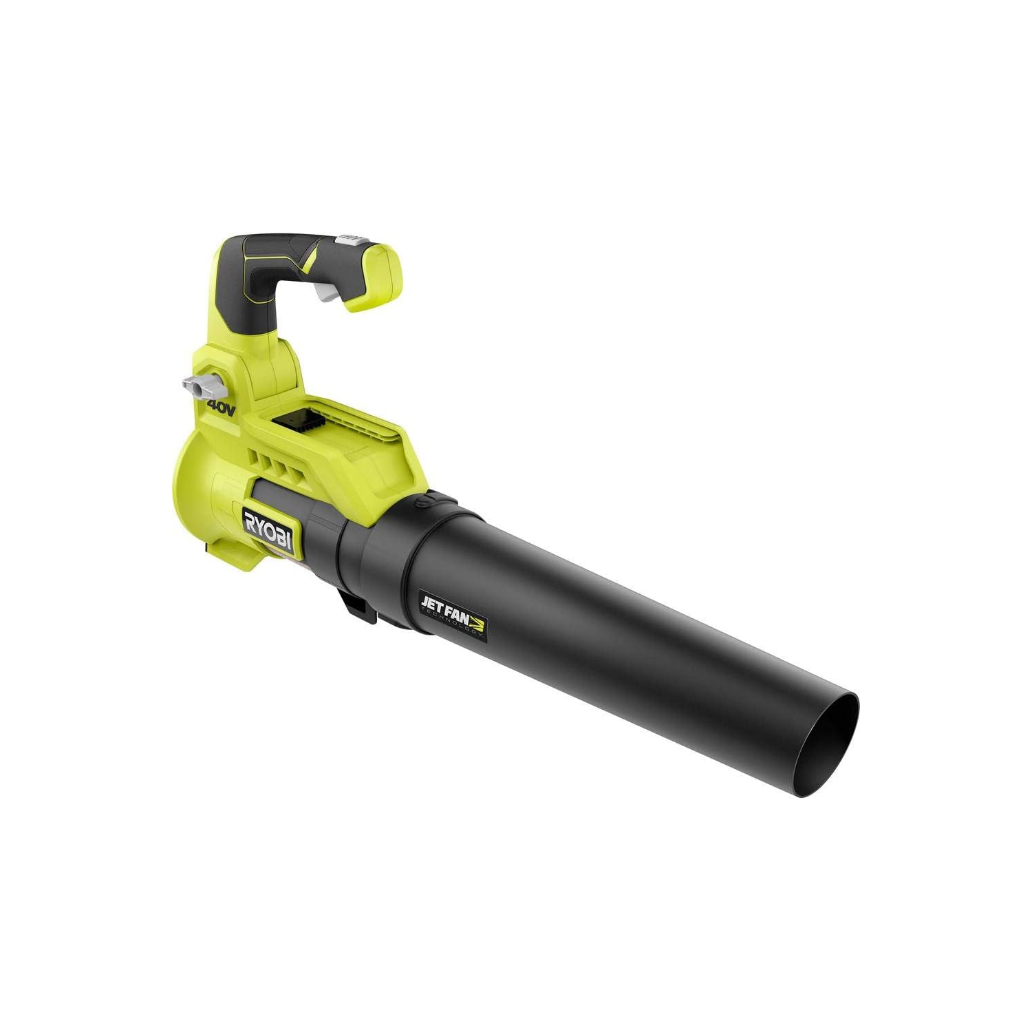 RYOBI 110 MPH 525 CFM 40-Volt Lithium-Ion Cordless Jet Fan Leaf Blower (Battery & Charger Not Included
