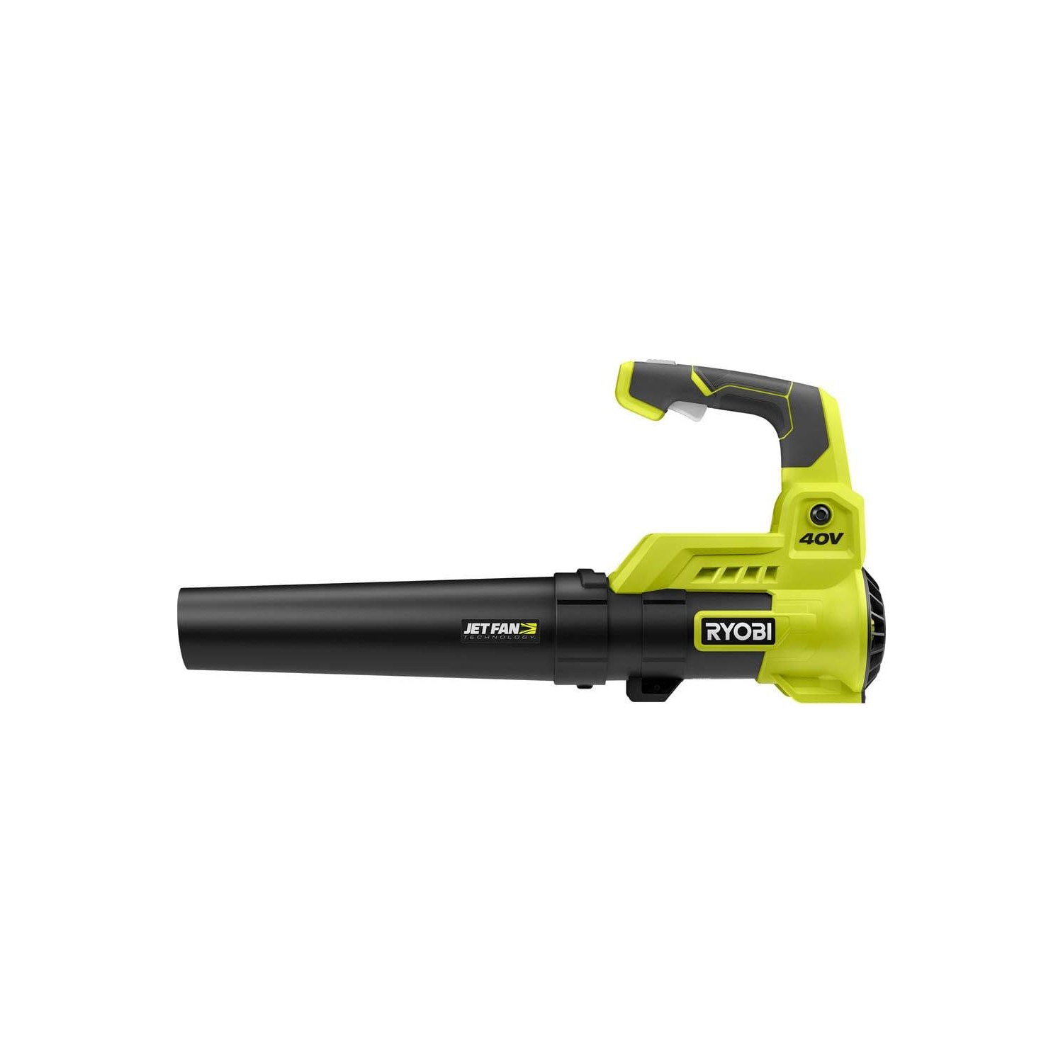RYOBI 110 MPH 525 CFM 40-Volt Lithium-Ion Cordless Jet Fan Leaf Blower (Battery & Charger Not Included