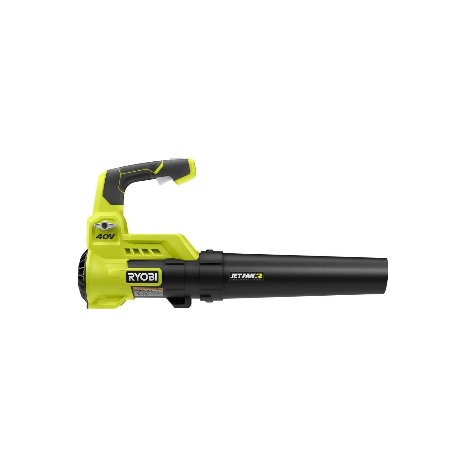 RYOBI 110 MPH 525 CFM 40-Volt Lithium-Ion Cordless Jet Fan Leaf Blower (Battery & Charger Not Included