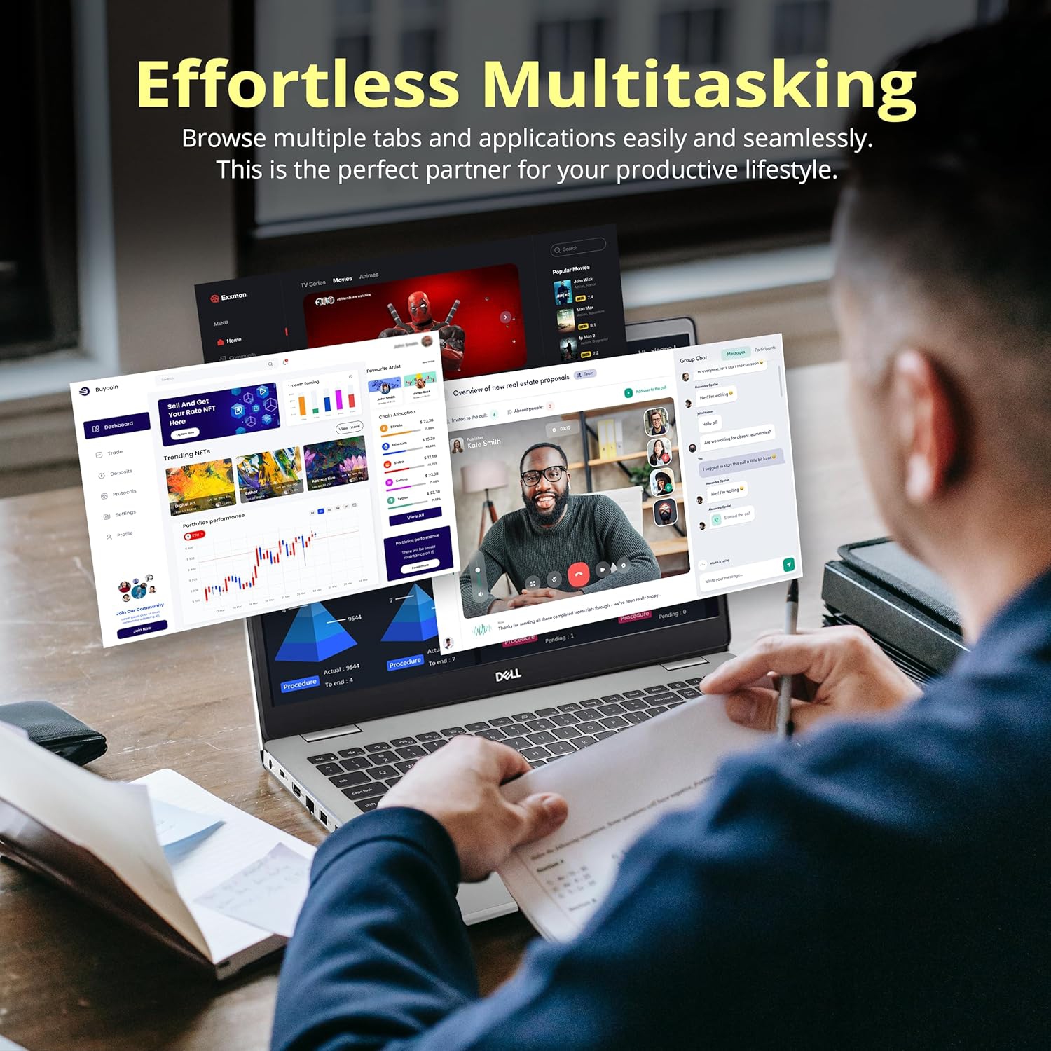 Refurbished - Dell Inspiron 15.6" 5593 FHD Laptop, Intel i5-1035G1, 256GB SSD, 8GB RAM, Intel UHD Graphics, Backlit Keyboard, 720p Webcam, Windows