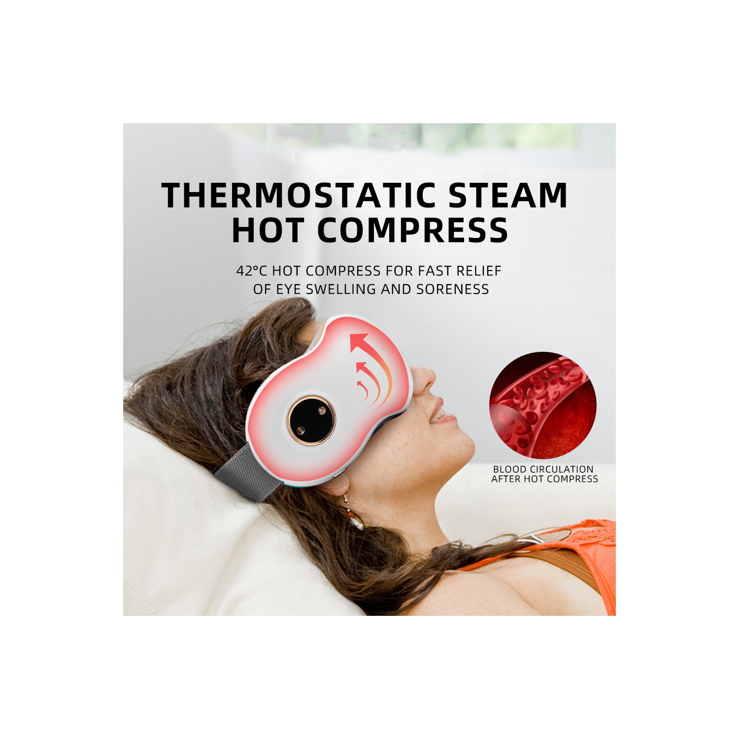 BISD-YD750 Hot-selling eye massager Multifunctional eye massager Air pressure, hot compress, built-in music, voice broadcast, Bluetooth connection