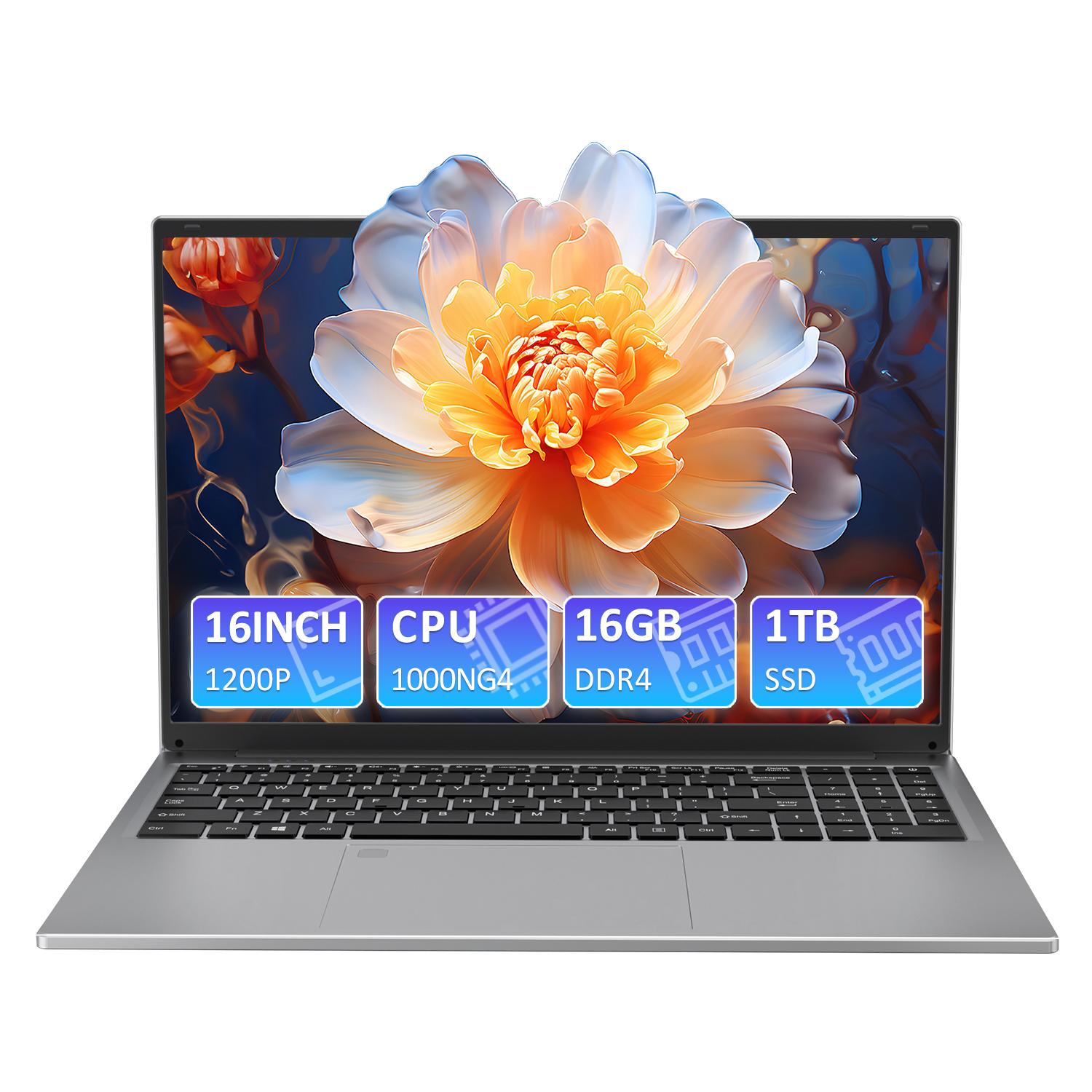 Auusda T161N 16" Laptop | Intel Core i3-1000NG4 | 16GB RAM 1TB SSD | 1920×1200 IPS | Wi-Fi 6 & Bluetooth 5.3 | Fingerprint & Backlit Keyboard | USB-C