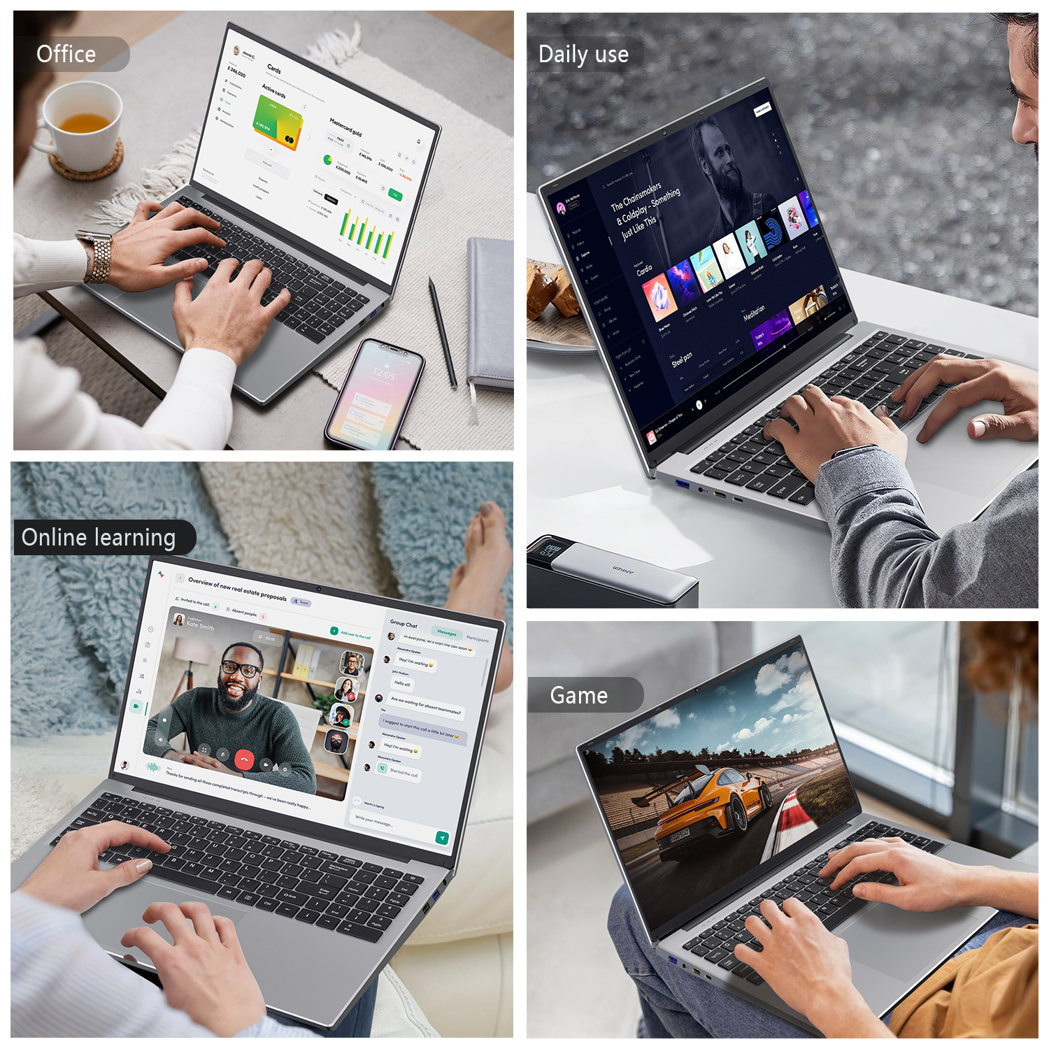 Auusda T161N 16" Laptop | Intel Core i3-1000NG4 | 16GB RAM 1TB SSD | 1920×1200 IPS | Wi-Fi 6 & Bluetooth 5.3 | Fingerprint & Backlit Keyboard | USB-C