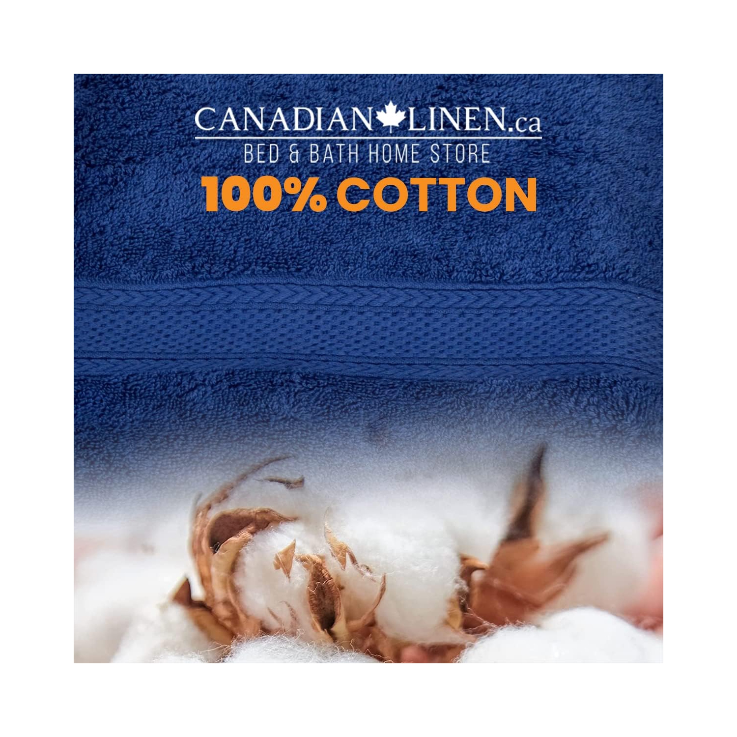 Canadian Linen Premium Bath Towels Set, 4 Pack, 26”x52” 500 GSM, Soft Absorbent Ring Spun Terry Cotton Lightweight Quick Dry Color Towels, Home