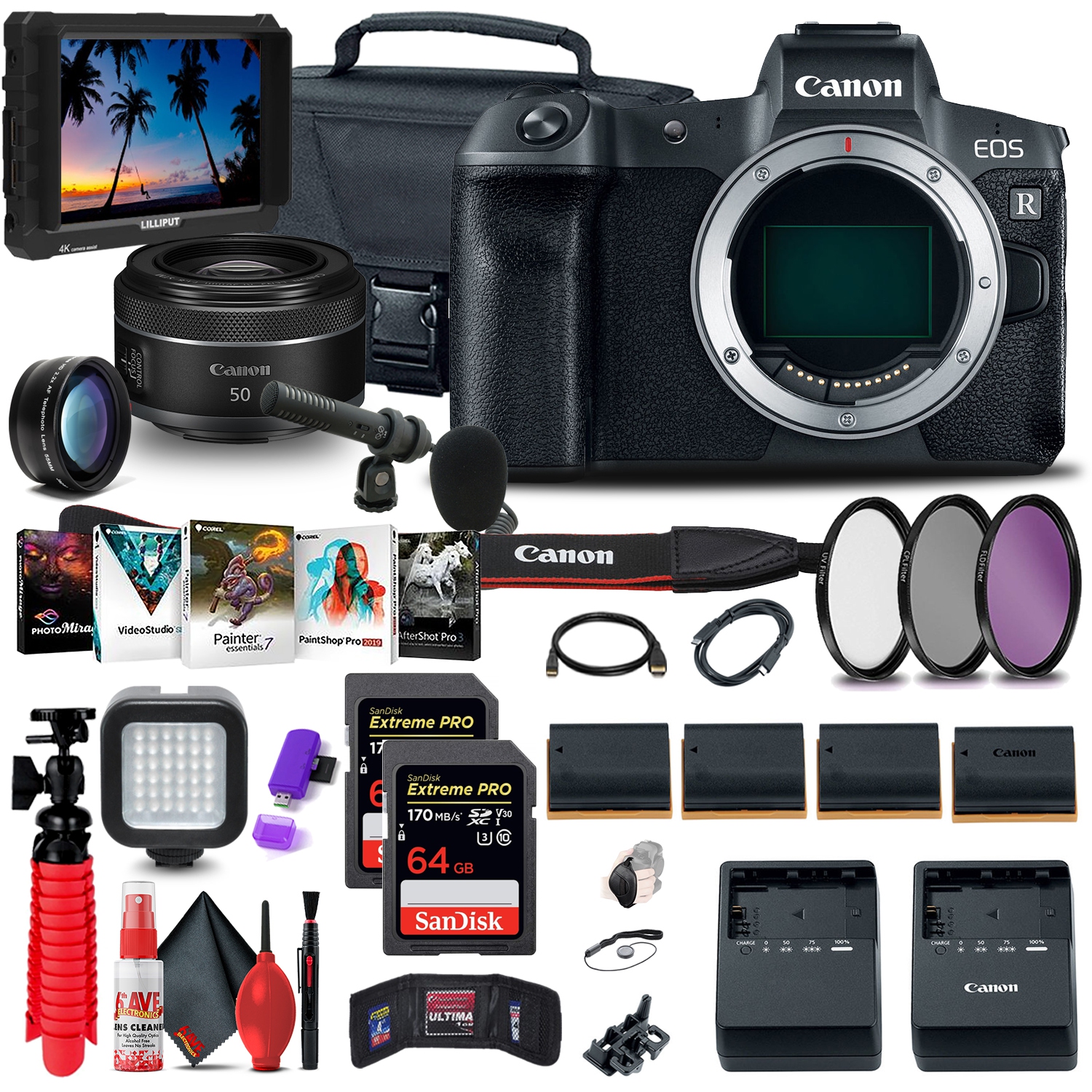 Appareil photo sans miroir EOS R de Canon + ensemble RF 50&nbsp;mm f/1 Extreme Outdoor de Canon