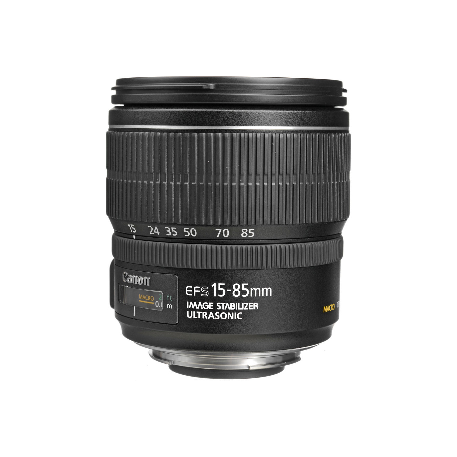 Objectif EF-S 15-85 mm f/3,5-5,6 IS USM de Canon avec trousse de filtres + trousse de nettoyage + autres accessoires