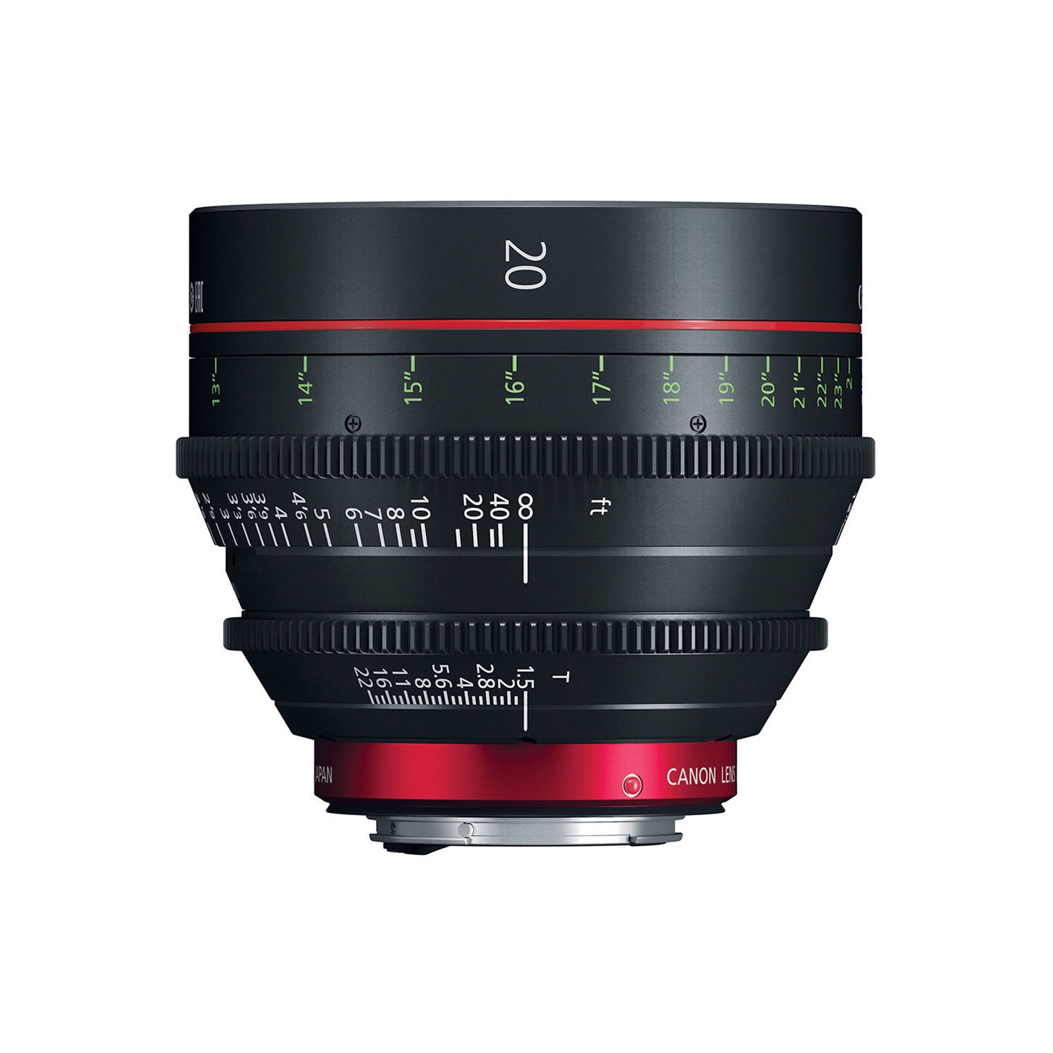 Canon CN-E 20mm T1.5 L F Cinema Lens (3174C002) + Padded Lens Case + More Bundle