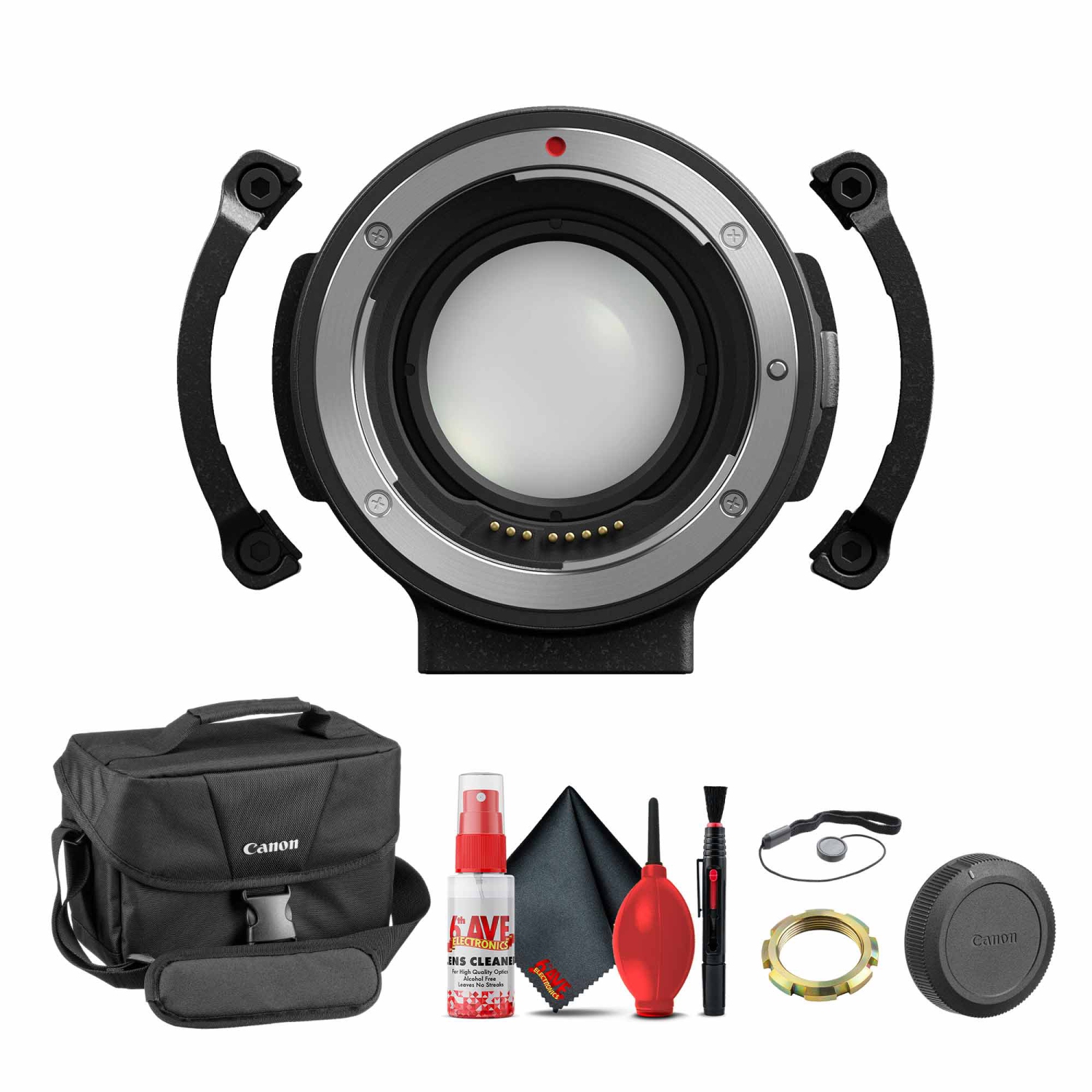 Canon Mount Adapter EF-EOS R 0.71x + Shoulder Bag + Cap Keeper + Cleaning Kit