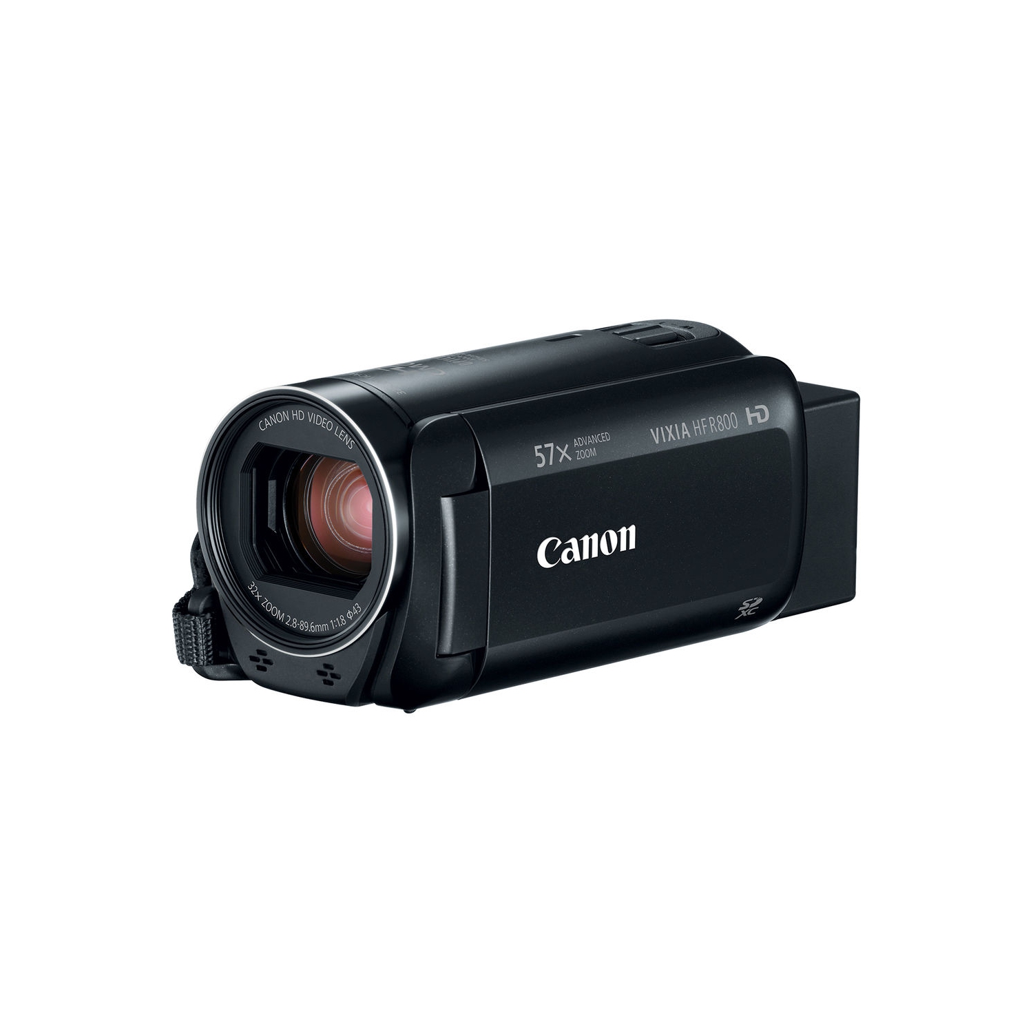 Canon VIXIA HF R800 Camcorder (1960C002) + 64GB Card + Case + More