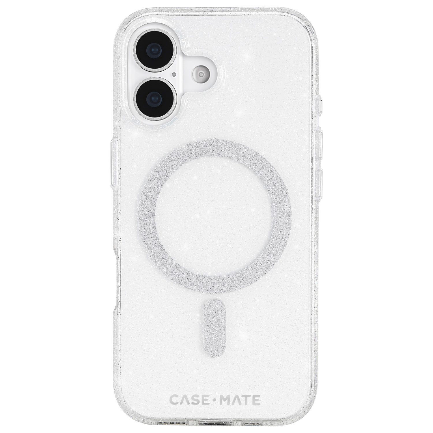 Case-Mate Fitted Hard Shell Case with MagSafe for iPhone 17 - SheerTwinkle/Silver