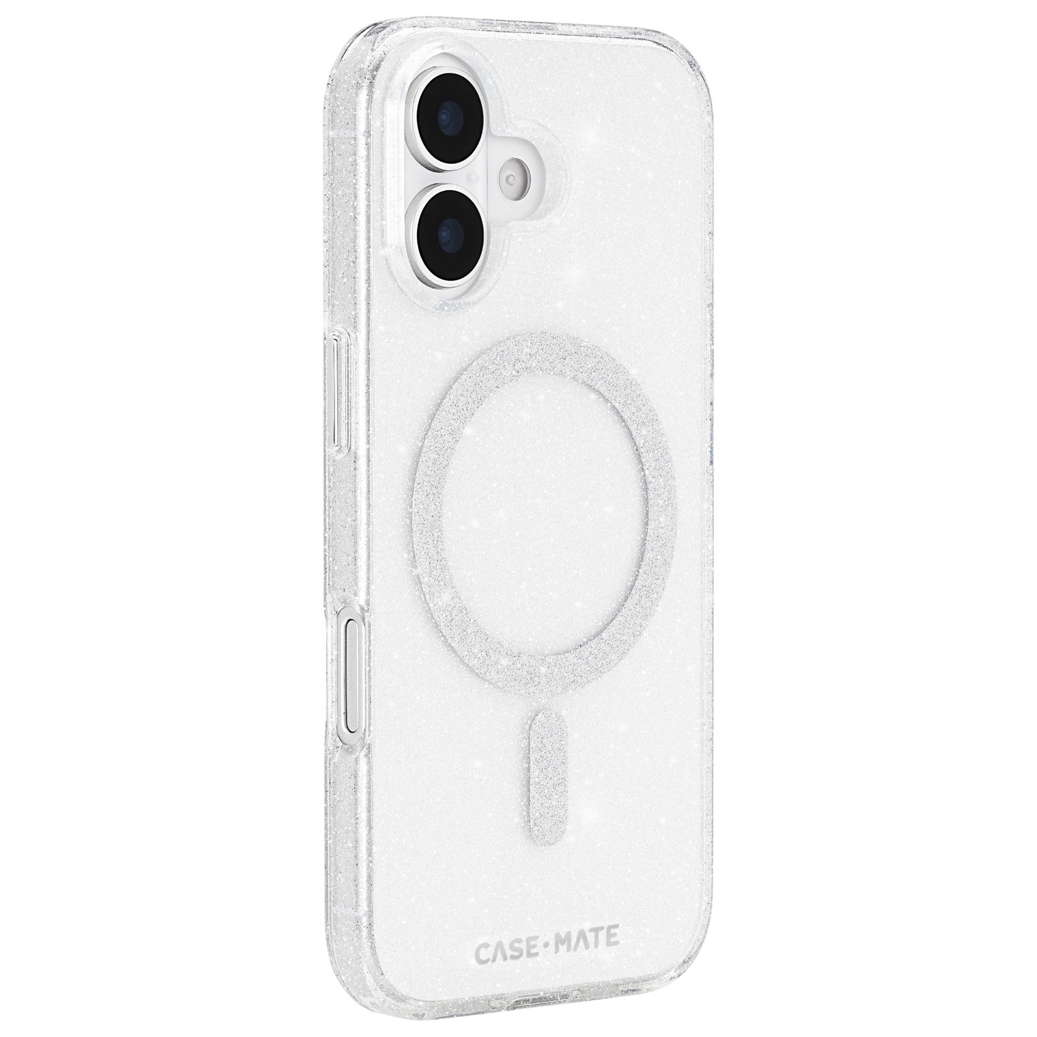 Case-Mate Fitted Hard Shell Case with MagSafe for iPhone 17 - SheerTwinkle/Silver