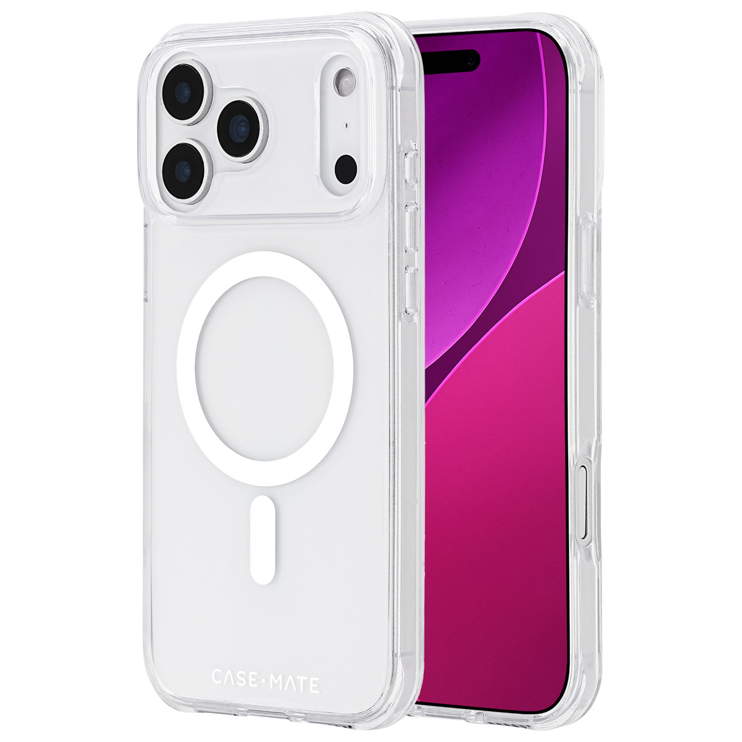 Case-Mate Fitted Hard Shell Case with MagSafe for iPhone 17 Pro Max - Clear